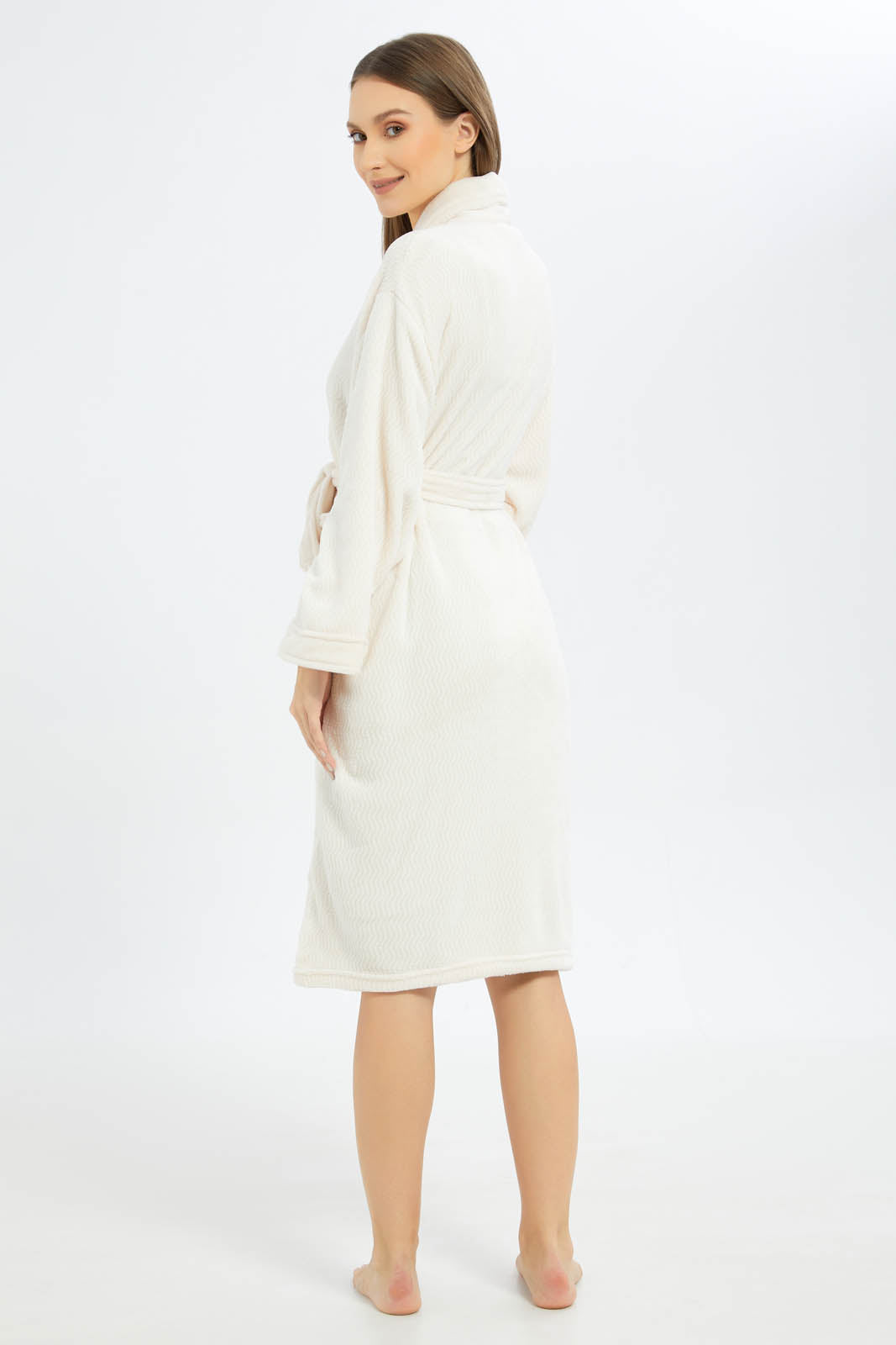 Redtag-Cream-Ultra-Soft-Bathrobe-Category:Robes,-Colour:Cream,-Deals:New-In,-Filter:Home-Bathroom,-HMW-BAC-Robes,-New-In-HMW-BAC,-Non-Sale,-S23A,-Section:Homewares-Home-Bathroom-