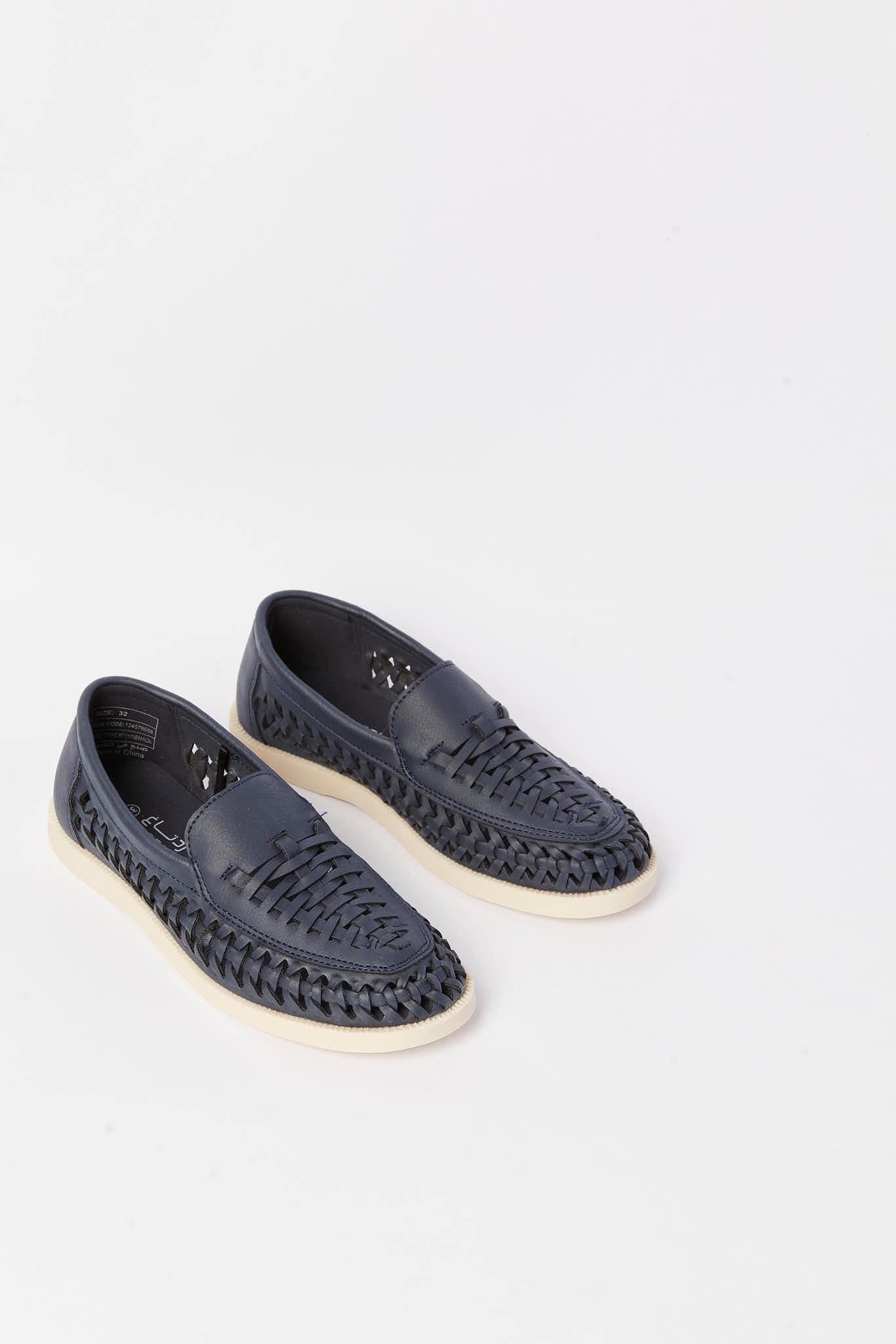 Redtag-Navy-Woven-Loafer-BOY-Sandals,-Category:Shoes,-Colour:Navy,-Deals:New-In,-Filter:Boys-Footwear-(3-to-5-Yrs),-New-In-BOY-FOO,-Non-Sale,-RMD,-S23A,-Section:Boys-(0-to-14Yrs)-Boys-3 to 5 Years