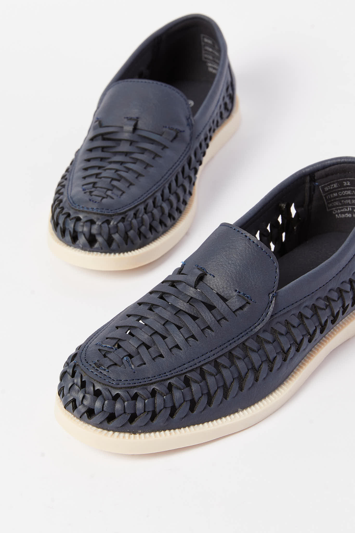 Redtag-Navy-Woven-Loafer-BOY-Sandals,-Category:Shoes,-Colour:Navy,-Deals:New-In,-Filter:Boys-Footwear-(3-to-5-Yrs),-New-In-BOY-FOO,-Non-Sale,-RMD,-S23A,-Section:Boys-(0-to-14Yrs)-Boys-3 to 5 Years