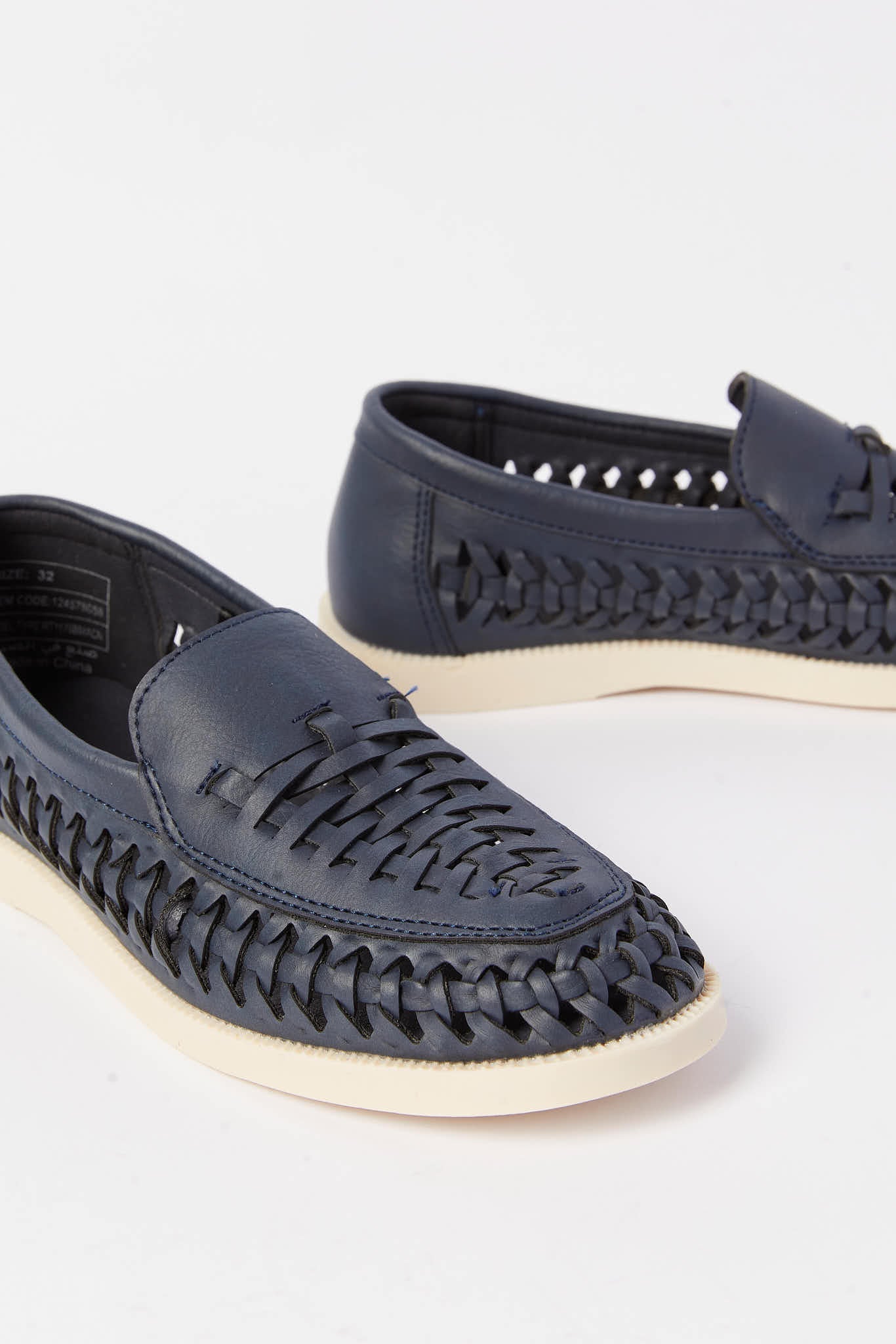 Redtag-Navy-Woven-Loafer-BOY-Sandals,-Category:Shoes,-Colour:Navy,-Deals:New-In,-Filter:Boys-Footwear-(3-to-5-Yrs),-New-In-BOY-FOO,-Non-Sale,-RMD,-S23A,-Section:Boys-(0-to-14Yrs)-Boys-3 to 5 Years
