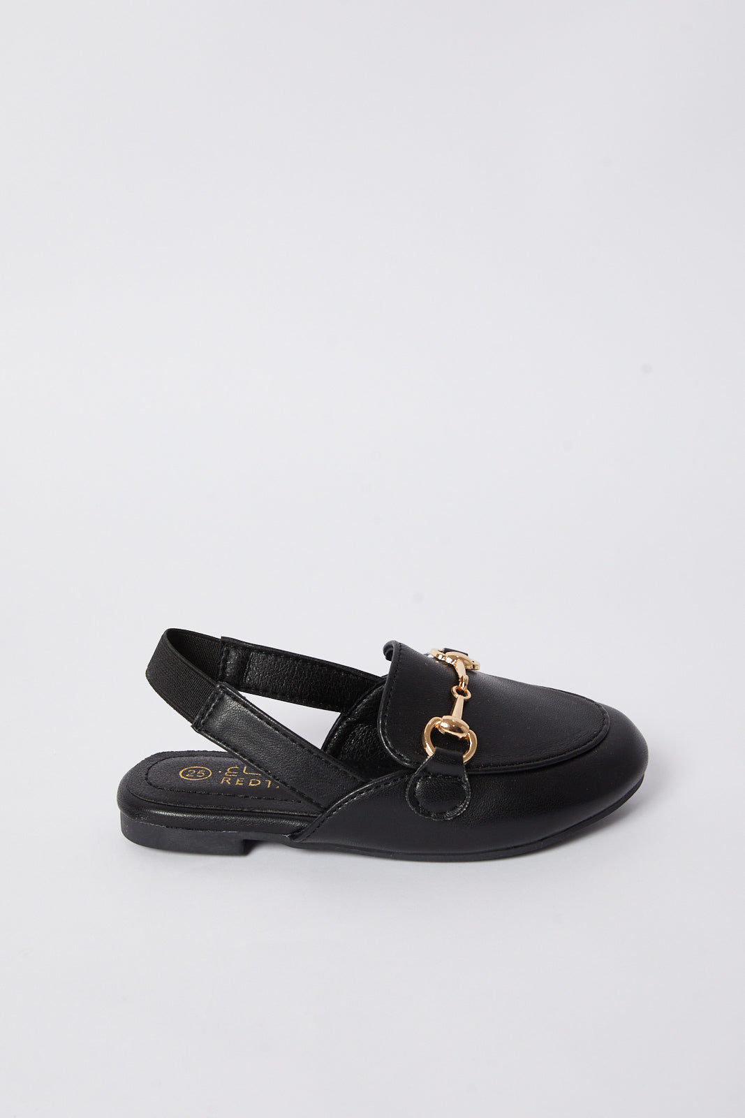 Redtag-Black-Mule-With-Backstrap-BOY-Sandals,-Category:Shoes,-Colour:Black,-Deals:New-In,-Filter:Boys-Footwear-(3-to-5-Yrs),-New-In-BOY-FOO,-Non-Sale,-RMD,-S23B,-Section:Boys-(0-to-14Yrs)-Boys-3 to 5 Years