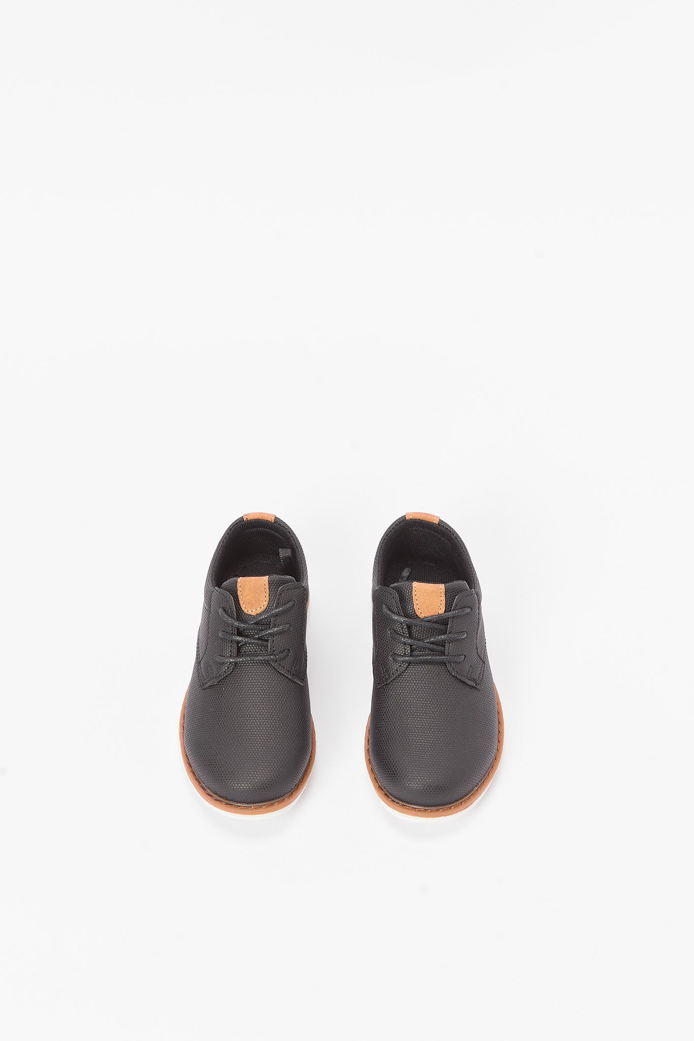 Redtag-Black-Lace-Up-Derby-BOY-Sandals,-Category:Shoes,-Colour:Black,-Deals:New-In,-Filter:Boys-Footwear-(3-to-5-Yrs),-New-In-BOY-FOO,-Non-Sale,-RMD,-S23B,-Section:Boys-(0-to-14Yrs)-Boys-3 to 5 Years