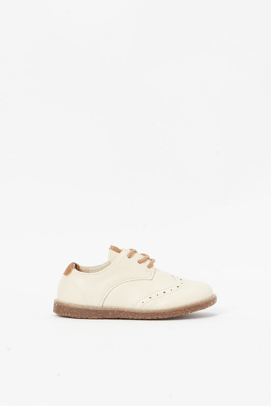 Redtag-Beige-Lace-Up-Brogue-BOY-Sandals,-Category:Shoes,-Colour:Beige,-Deals:New-In,-Filter:Boys-Footwear-(3-to-5-Yrs),-New-In-BOY-FOO,-Non-Sale,-RMD,-S23B,-Section:Boys-(0-to-14Yrs)-Boys-3 to 5 Years