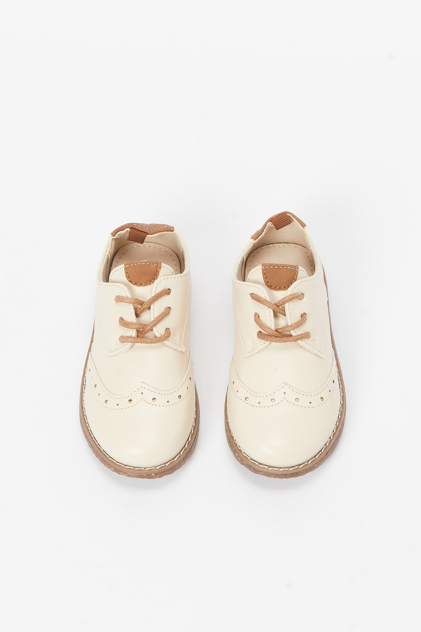 Redtag-Beige-Lace-Up-Brogue-BOY-Sandals,-Category:Shoes,-Colour:Beige,-Deals:New-In,-Filter:Boys-Footwear-(3-to-5-Yrs),-New-In-BOY-FOO,-Non-Sale,-RMD,-S23B,-Section:Boys-(0-to-14Yrs)-Boys-3 to 5 Years