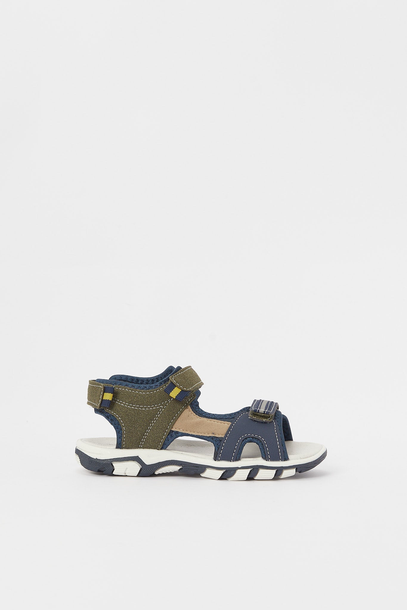 Redtag-Assorted-Color-Block-Trekker-Sandal-BOY-Sandals,-Category:Shoes,-Colour:Tan,-Deals:New-In,-Filter:Boys-Footwear-(3-to-5-Yrs),-H1:FOO,-H2:BOY,-H3:SAF,-H4:SAN,-N/A,-New-In-BOY-FOO,-Non-Sale,-S23A,-Season:S23A,-Section:Boys-(0-to-14Yrs)-Boys-3 to 5 Years
