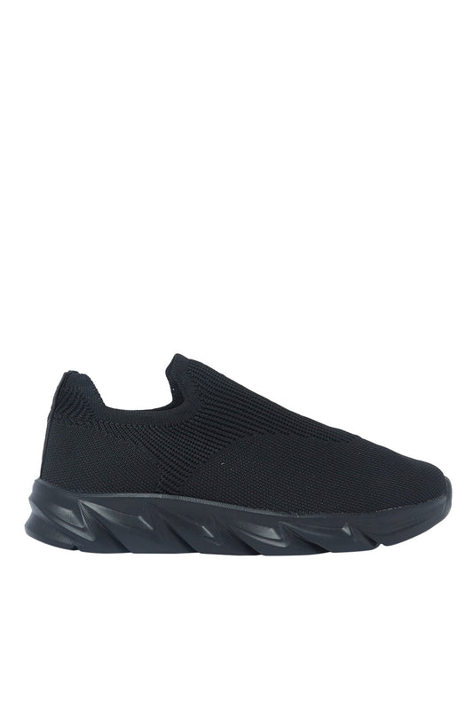 Redtag-Black-Knit-Slip-On-BSR-Trainers,-Category:Shoes,-Colour:Black,-Deals:New-In,-Filter:Boys-Footwear-(5-to-14-Yrs),-N/A,-New-In-BSR-FOO,-Non-Sale,-S23A,-Section:Boys-(0-to-14Yrs)-Senior-Boys-5 to 14 Years