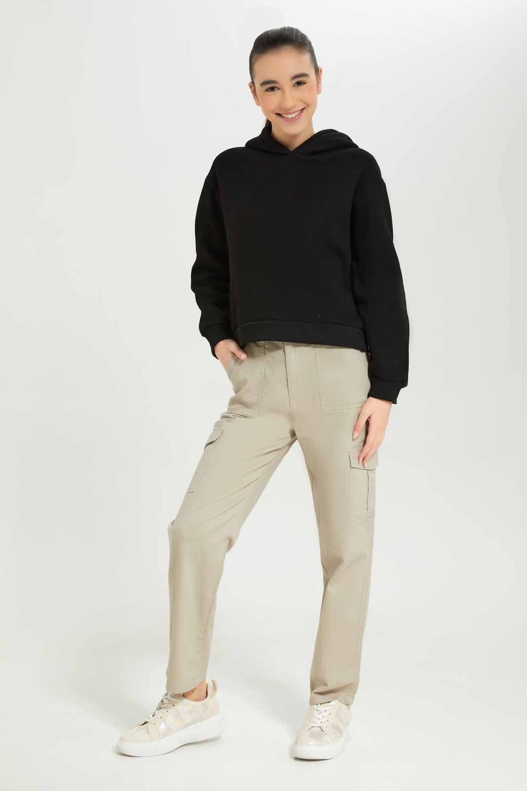 Redtag-Girls-Beige-Cargo-Pocket-Jeans-Category:Jeans,-Colour:Beige,-Deals:New-In,-Dept:Girls,-Filter:Senior-Girls-(8-to-14-Yrs),-GSR-Jeans,-New-In-GSR-APL,-Non-Sale,-S23A,-Section:Girls-(0-to-14Yrs)-Senior-Girls-