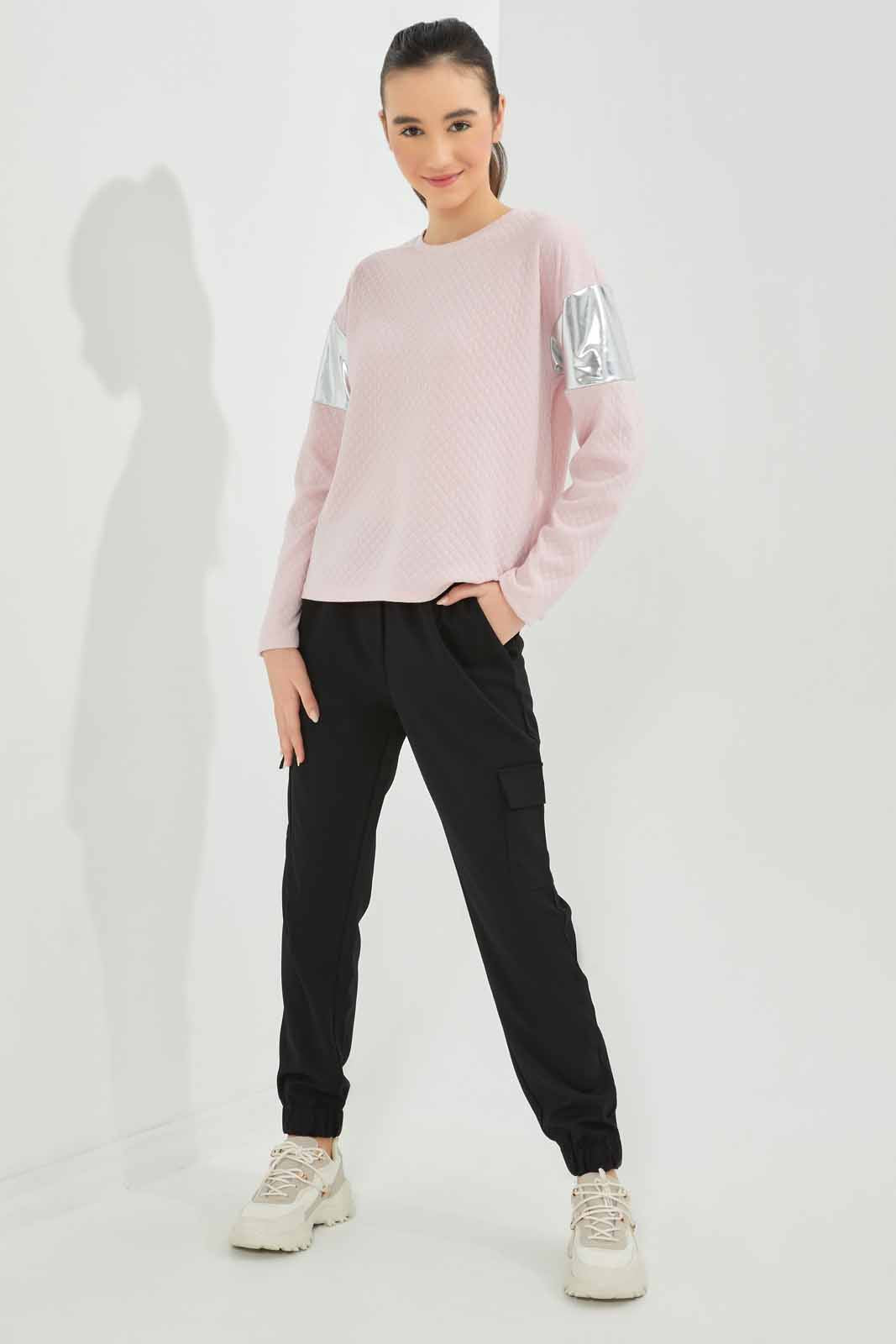 Redtag-Girls-Pink-Jacquard-Top-Category:T-Shirts,-Colour:Apricot,-Deals:New-In,-Dept:Girls,-Filter:Senior-Girls-(8-to-14-Yrs),-GSR-T-Shirts,-New-In-GSR-APL,-Non-Sale,-S23A,-Section:Girls-(0-to-14Yrs)-Senior-Girls-9 to 14 Years