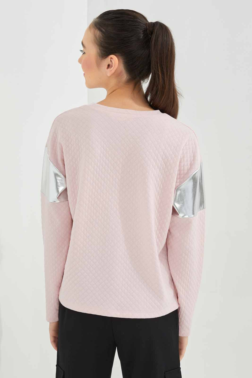 Redtag-Girls-Pink-Jacquard-Top-Category:T-Shirts,-Colour:Apricot,-Deals:New-In,-Dept:Girls,-Filter:Senior-Girls-(8-to-14-Yrs),-GSR-T-Shirts,-New-In-GSR-APL,-Non-Sale,-S23A,-Section:Girls-(0-to-14Yrs)-Senior-Girls-9 to 14 Years