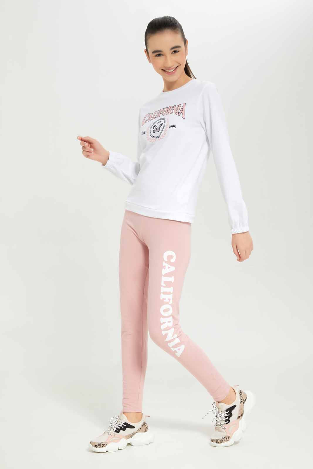Redtag-Girls-White-Jogsets-Category:Jog-Sets,-Colour:White,-Deals:New-In,-Dept:Girls,-Filter:Senior-Girls-(8-to-14-Yrs),-GSR-Jog-Sets,-New-In-GSR-APL,-Non-Sale,-S23A,-Section:Girls-(0-to-14Yrs)--