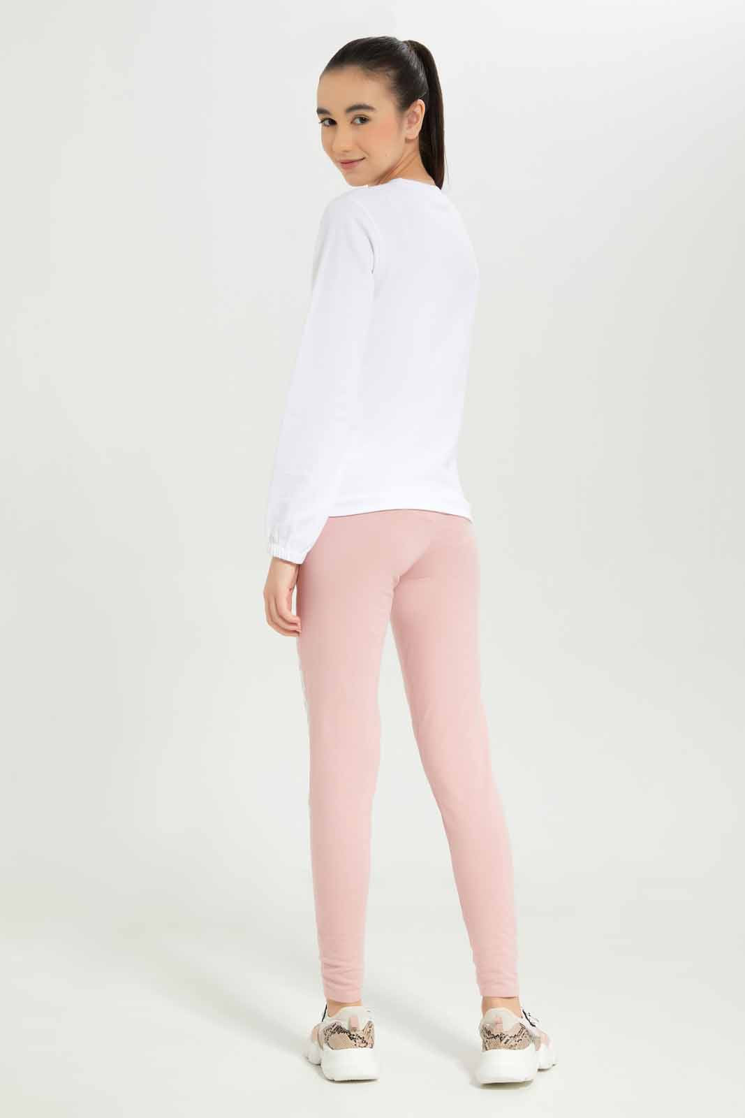 Redtag-Girls-White-Jogsets-Category:Jog-Sets,-Colour:White,-Deals:New-In,-Dept:Girls,-Filter:Senior-Girls-(8-to-14-Yrs),-GSR-Jog-Sets,-New-In-GSR-APL,-Non-Sale,-S23A,-Section:Girls-(0-to-14Yrs)--