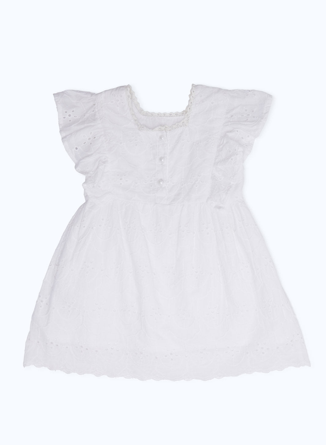 Redtag-Girls-White-Solid-Schiffli-Dress-Category:Dresses,-Colour:White,-Deals:2-FOR-90,-Deals:New-In,-Dept:Girls,-Filter:Infant-Girls-(3-to-24-Mths),-H1:KWR,-H2:ING,-H3:DRS,-H4:CAD,-ING-Dresses,-New-In-ING-APL,-Non-Sale,-S23B,-Season:S23B,-Section:Girls-(0-to-14Yrs)-Infant-Girls-3 to 24 Months