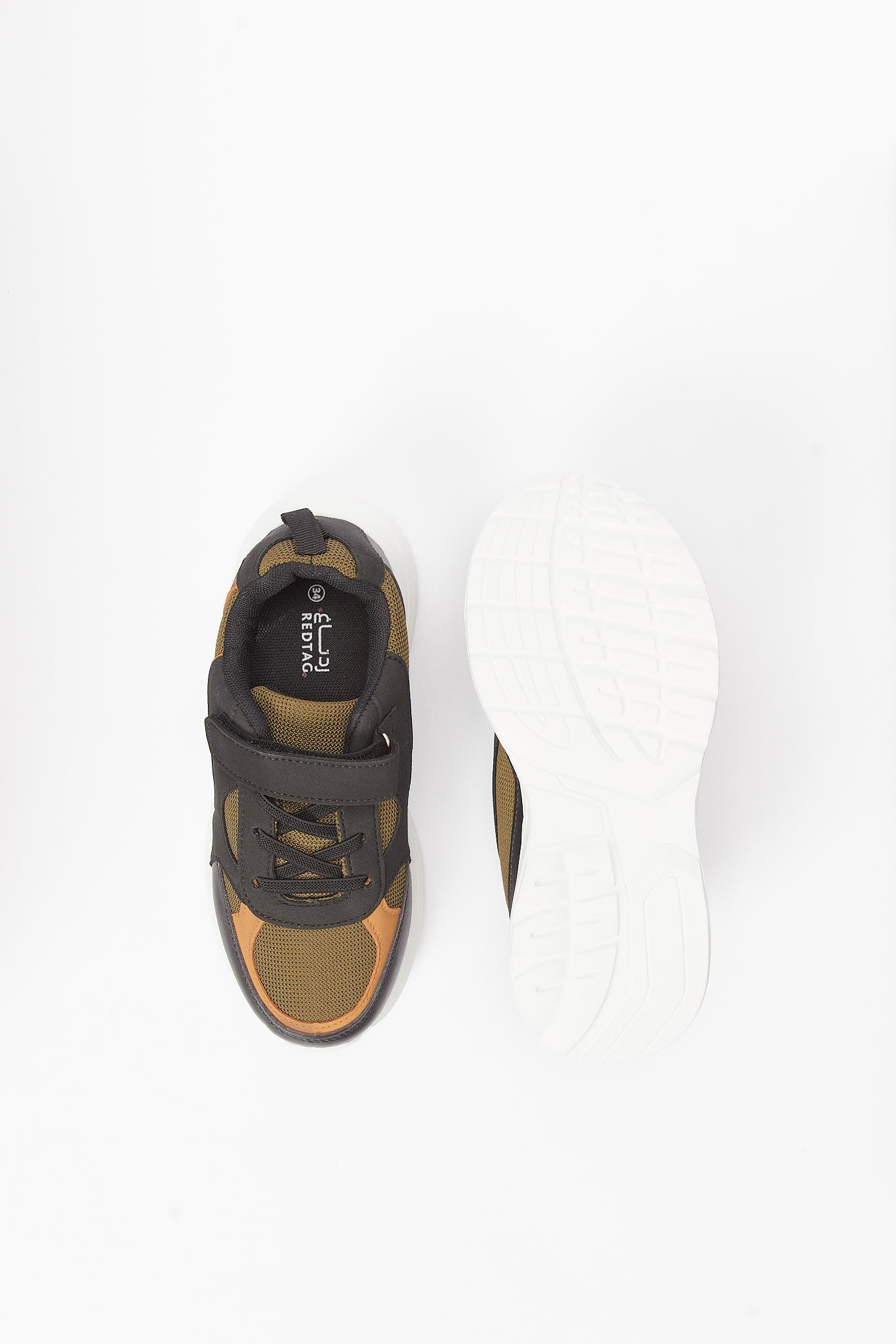 Redtag-Brown-Fabric-Block-Sneaker-BSR-Trainers,-Category:Shoes,-Colour:Brown,-Deals:New-In,-Filter:Boys-Footwear-(5-to-14-Yrs),-N/A,-New-In-BSR-FOO,-Non-Sale,-S23A,-Section:Boys-(0-to-14Yrs)-Senior-Boys-5 to 14 Years