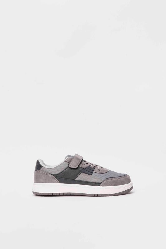 Redtag-Grey-Color-Block-Sneaker-BOY-Sandals,-Category:Shoes,-Colour:Grey,-Deals:New-In,-Filter:Boys-Footwear-(3-to-5-Yrs),-N/A,-New-In-BOY-FOO,-Non-Sale,-S23A,-Section:Boys-(0-to-14Yrs)-Boys-3 to 5 Years