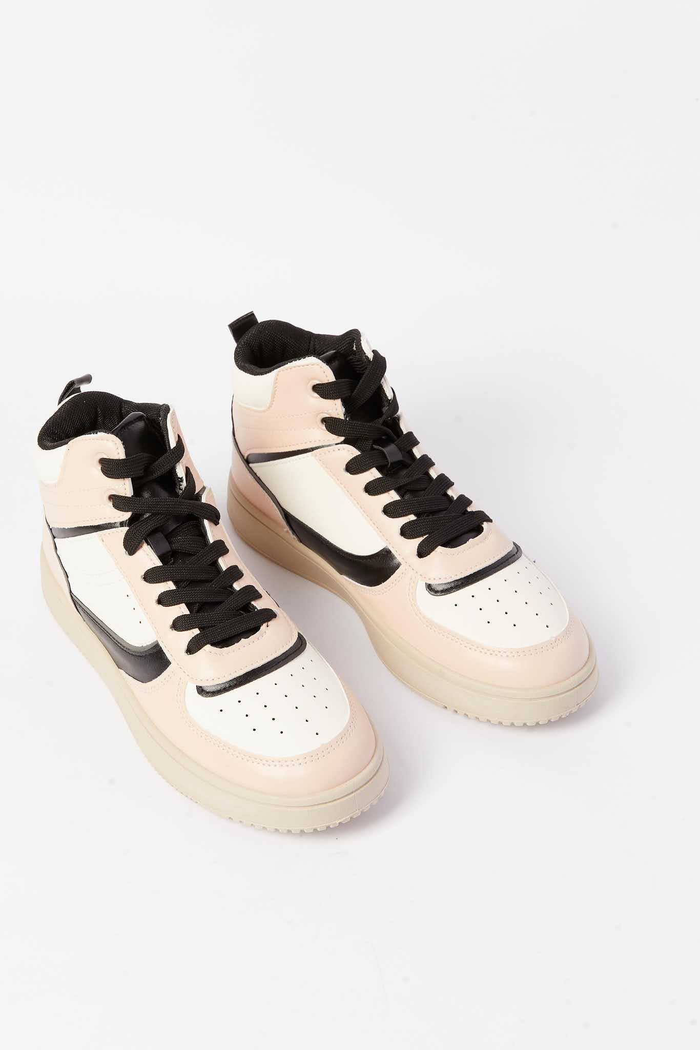 Redtag-Beige-High-Cut-Sneaker-Category:Shoes,-Colour:Beige,-Deals:New-In,-Filter:Girls-Footwear-(5-to-14-Yrs),-GSR-Trainers,-N/A,-New-In-GSR-FOO,-Non-Sale,-S23A,-Section:Girls-(0-to-14Yrs)-Senior-Girls-5 to 14 Years