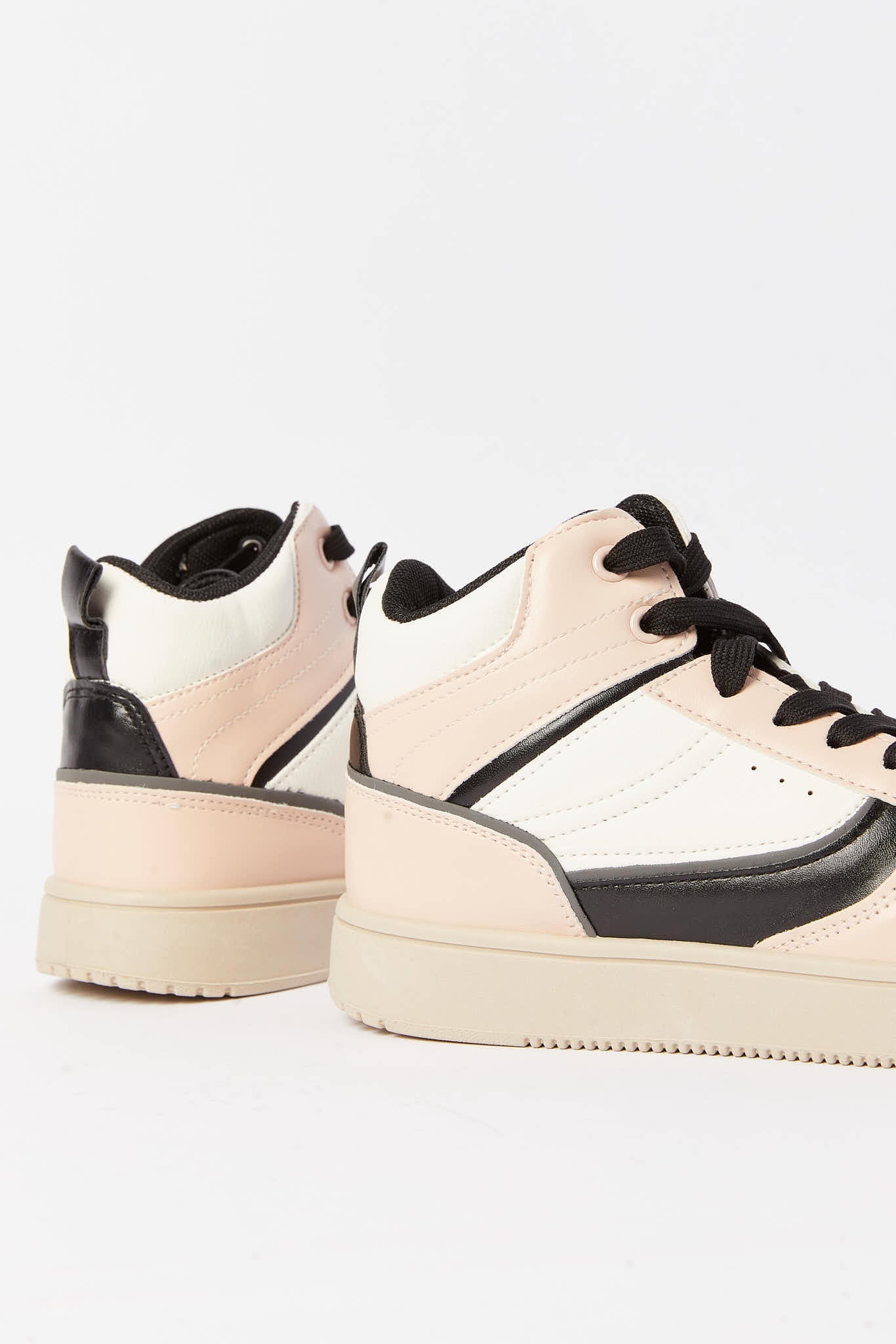 Redtag-Beige-High-Cut-Sneaker-Category:Shoes,-Colour:Beige,-Deals:New-In,-Filter:Girls-Footwear-(5-to-14-Yrs),-GSR-Trainers,-N/A,-New-In-GSR-FOO,-Non-Sale,-S23A,-Section:Girls-(0-to-14Yrs)-Senior-Girls-5 to 14 Years