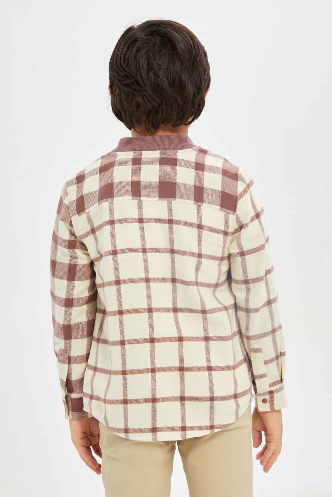 Redtag-Boys-White-Knit-Collar-Short-Sleeve-Shirt-BOY-Shirts,-Category:Shirts,-Colour:White,-Deals:New-In,-Dept:Boys,-Filter:Boys-(2-to-8-Yrs),-New-In-BOY-APL,-Non-Sale,-S23B,-Section:Boys-(0-to-14Yrs)-Boys-2 to 8 Years