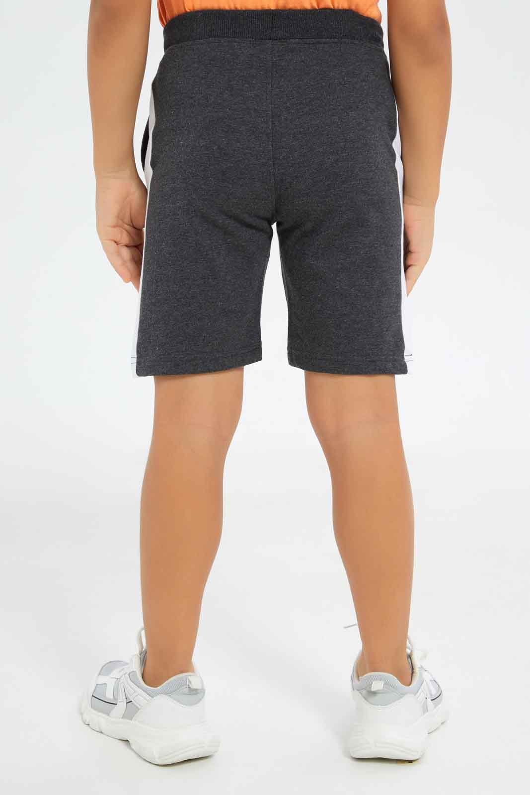 Redtag-Boys-Charcoal-Tom-&-Jerry-Elasticated-Waist-Shorts-BOY-Shorts,-Category:Shorts,-CHA,-Colour:Charcoal,-Deals:New-In,-Dept:Boys,-Filter:Boys-(2-to-8-Yrs),-New-In-BOY-APL,-Non-Sale,-S23B,-Section:Boys-(0-to-14Yrs),-TBL-Boys-2 to 8 Years