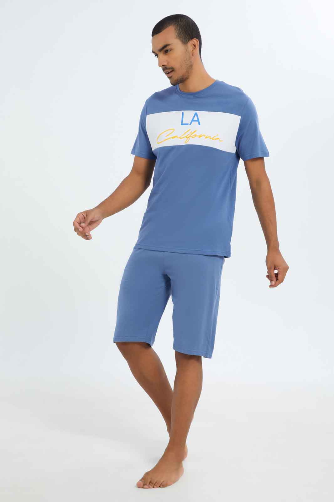 Redtag-Men-Sky-Blue-Pyjama-Set-Category:Pyjama-Sets,-Colour:Sky-Blue,-Deals:New-In,-Dept:Menswear,-Filter:Men's-Clothing,-Men-Pyjama-Sets,-New-In-Men-APL,-Non-Sale,-S23B,-Section:Men-Men's-