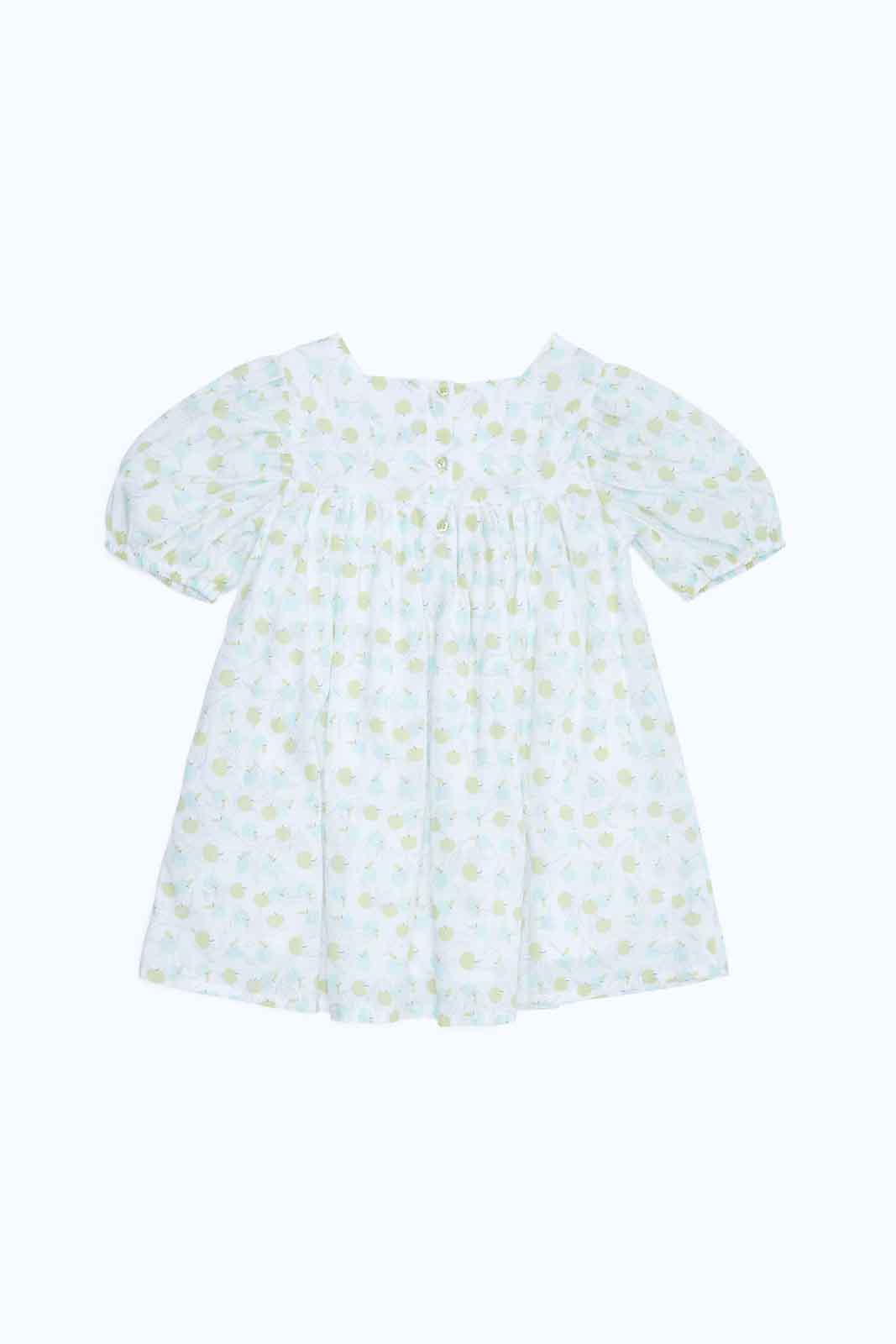 Redtag-Girls-White-Apple-Aop-Dress-Category:Dresses,-Colour:White,-Deals:New-In,-Dept:Girls,-Filter:Infant-Girls-(3-to-24-Mths),-ING-Dresses,-New-In-ING-APL,-Non-Sale,-S23B,-Section:Girls-(0-to-14Yrs)-Infant-Girls-3 to 24 Months