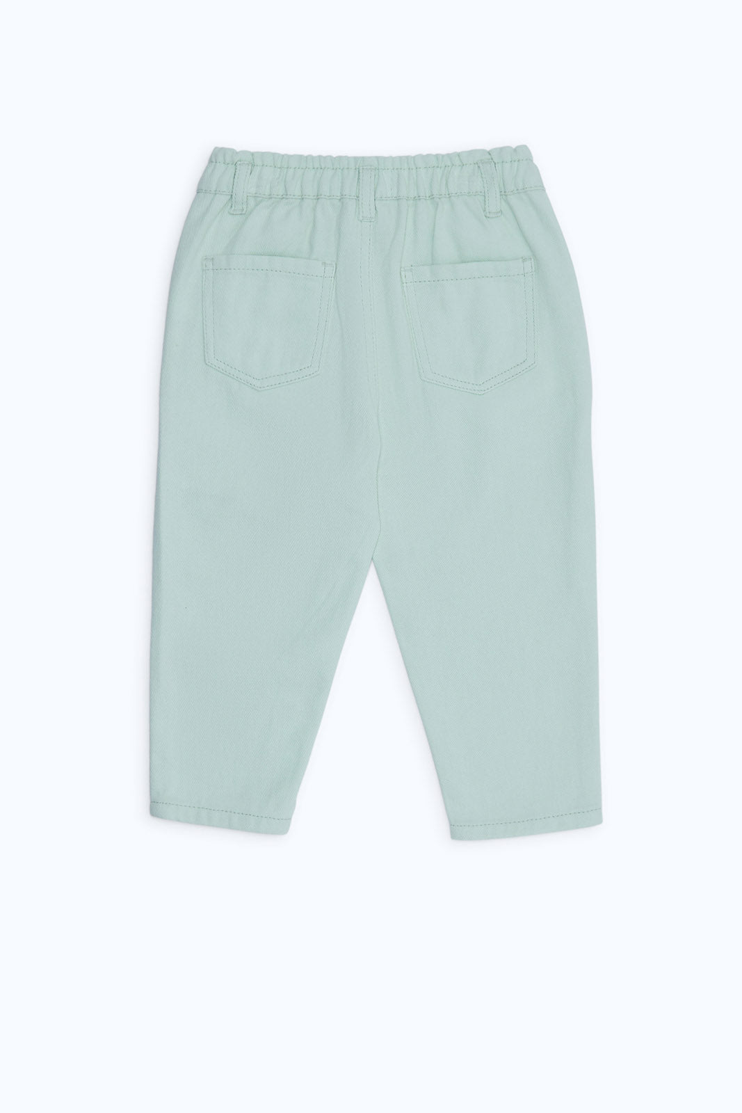 Redtag-Girls-Mint-Paperbag-Jeans-Category:Jeans,-Colour:Mint,-Deals:New-In,-Dept:Girls,-Filter:Infant-Girls-(3-to-24-Mths),-H1:KWR,-H2:ING,-H3:DNB,-H4:JNS,-ING-Jeans,-New-In-ING-APL,-Non-Sale,-S23B,-Season:S23B,-Section:Girls-(0-to-14Yrs)-Infant-Girls-3 to 24 Months
