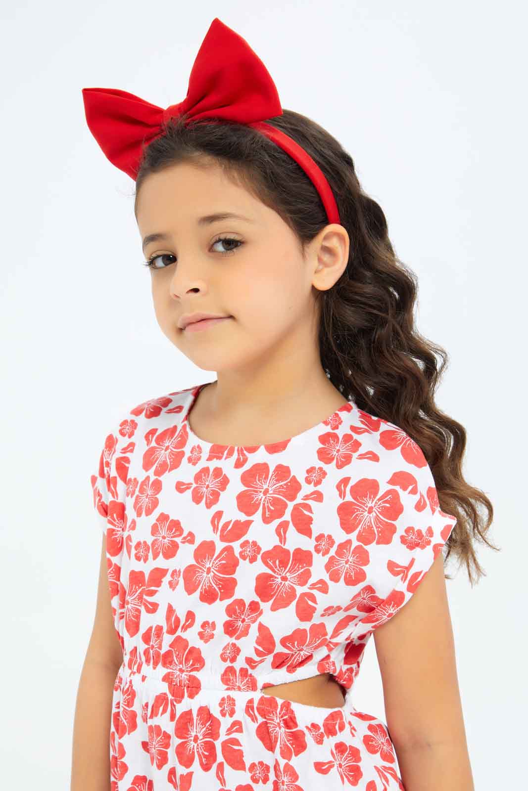 Redtag-Girls-Knit-Cut-Out-Dress---Blue-Stripe-Category:Dresses,-Colour:Blue,-Deals:New-In,-Dept:Girls,-Filter:Girls-(2-to-8-Yrs),-GIR-Dresses,-New-In-GIR-APL,-Non-Sale,-S23B,-Section:Girls-(0-to-14Yrs)-Girls-2 to 8 Years