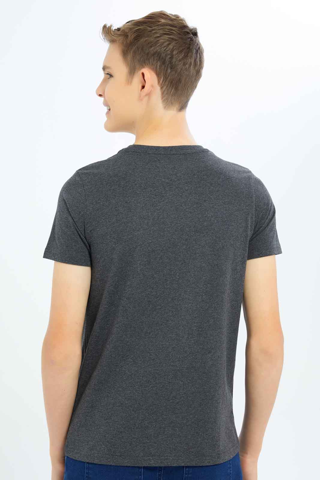 Redtag-Boys-Charcoal-Back-To-School-Graphic-Tee-BSR-T-Shirts,-Category:T-Shirts,-Colour:Green,-Deals:New-In,-Dept:Boys,-Filter:Senior-Boys-(8-to-14-Yrs),-New-In-BSR-APL,-Non-Sale,-S23B,-Section:Boys-(0-to-14Yrs),-TBL-Senior-Boys-9 to 14 Years