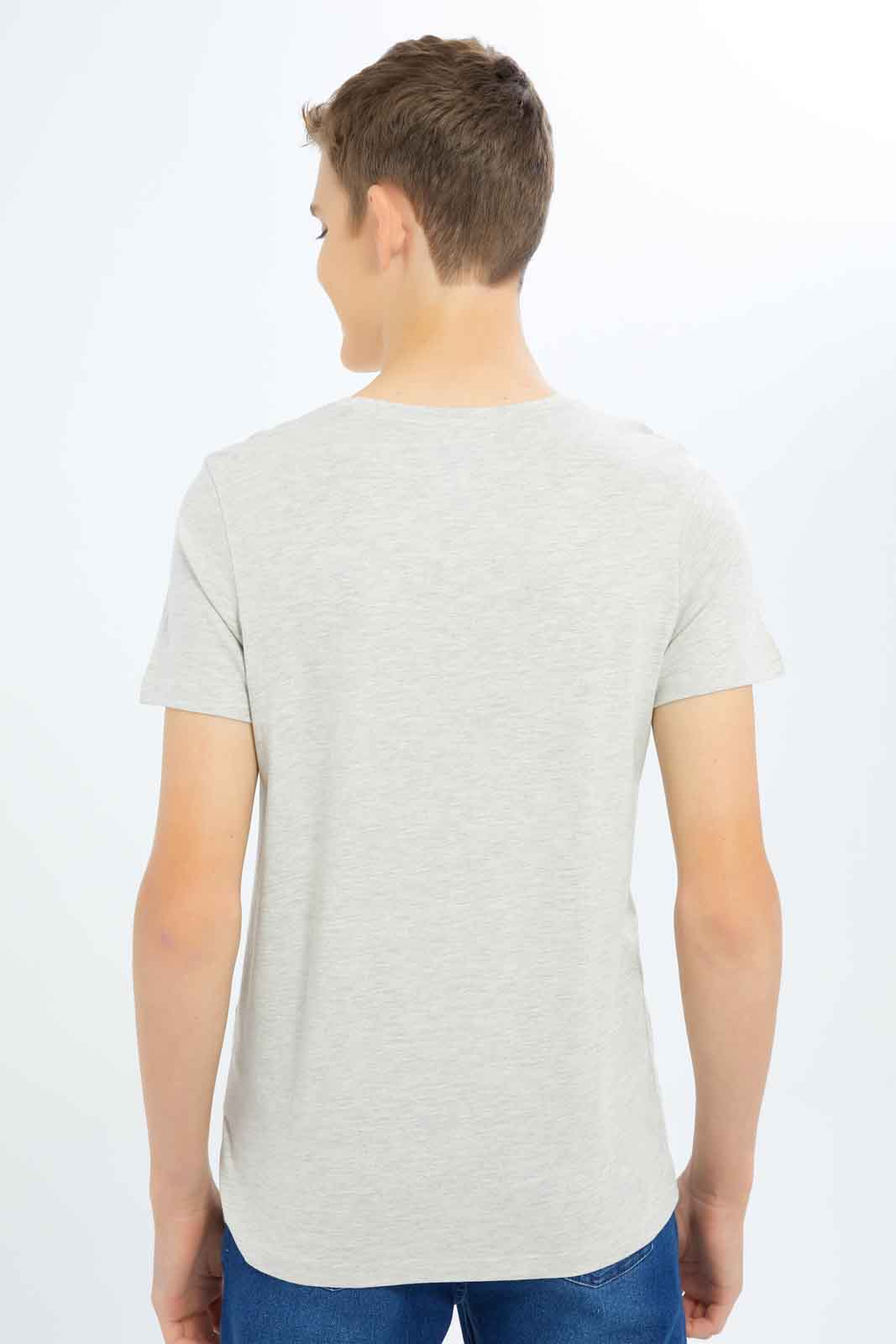 Redtag-Boys-Ecru-Mel-I-Found-It-Graphic-Tee-BSR-T-Shirts,-Category:T-Shirts,-Colour:Ecru,-Deals:New-In,-Dept:Boys,-Filter:Senior-Boys-(8-to-14-Yrs),-New-In-BSR-APL,-Non-Sale,-S23B,-Section:Boys-(0-to-14Yrs),-TBL-Senior-Boys-9 to 14 Years