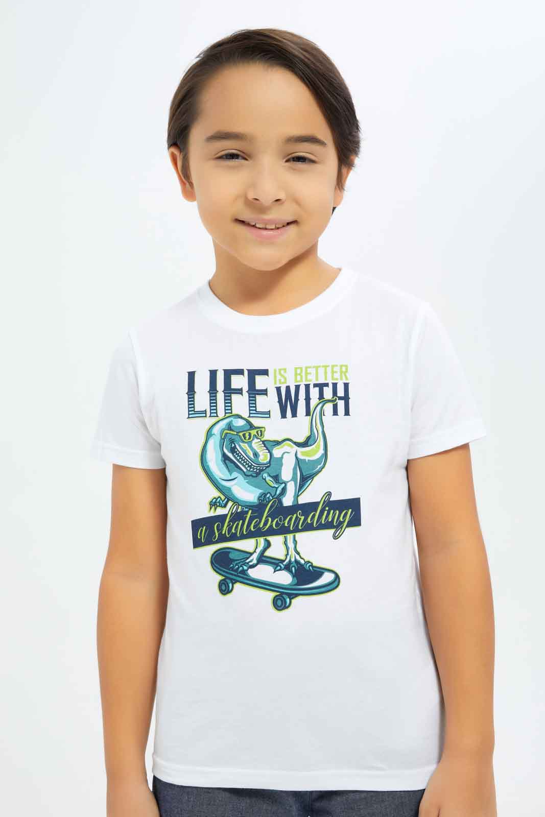 Redtag-Boys-Olive-Dino-Print-4-Piece-Set-BOY-Sets,-Category:Sets,-Colour:Olive,-Deals:New-In,-Dept:Boys,-Filter:Boys-(2-to-8-Yrs),-New-In-BOY-APL,-Non-Sale,-S23B,-Section:Boys-(0-to-14Yrs)-Boys-2 to 8 Years
