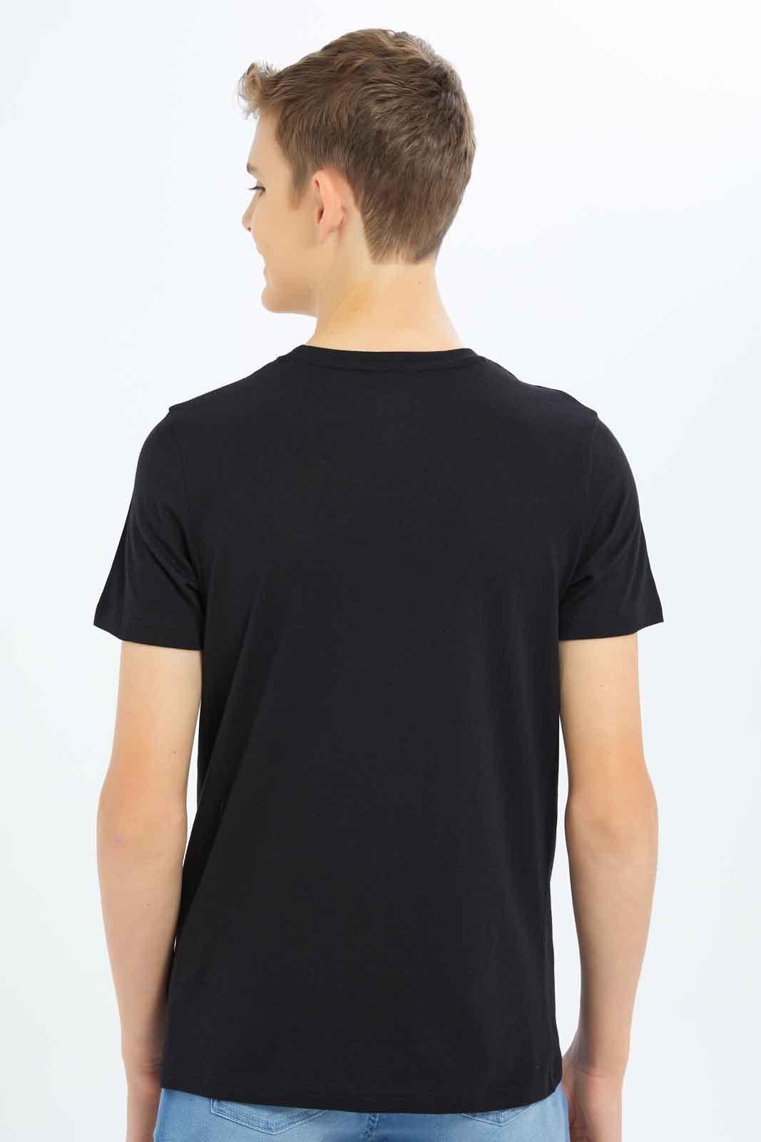 Redtag-Boys-Black-Homework-Noun-Graphic-Tee-BSR-T-Shirts,-Category:T-Shirts,-Colour:Black,-Deals:New-In,-Dept:Boys,-Filter:Senior-Boys-(8-to-14-Yrs),-New-In-BSR-APL,-Non-Sale,-S23B,-Section:Boys-(0-to-14Yrs),-TBL-Senior-Boys-9 to 14 Years