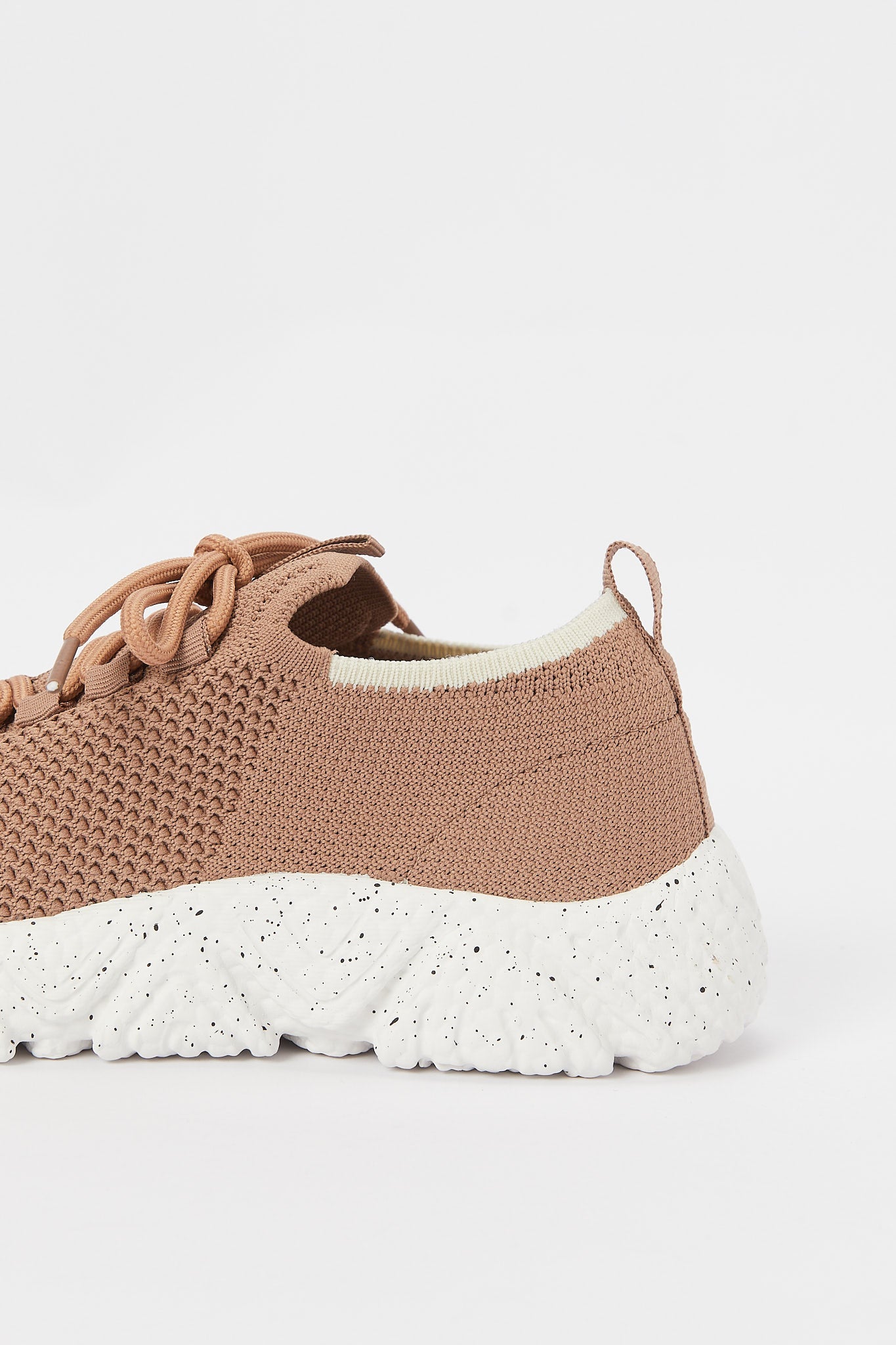 Redtag-Taupe-Flyknit-Lace-Up-Category:Shoes,-Colour:Taupe,-Deals:New-In,-Filter:Women's-Footwear,-H1:FOO,-H2:LAD,-H3:TRN,-H4:CLT,-N/A,-New-In-Women-FOO,-Non-Sale,-S23B,-Season:S23B,-Section:Women,-Women-Trainers-Women's-
