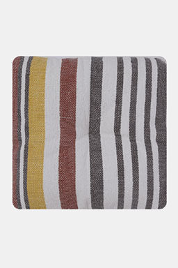 Redtag-Multicolour-Woven-Striped-Floor-Cushion-Category:Cushions,-Colour:Multicolour,-Deals:New-In,-Dept:Home,-Filter:Home-Bedroom,-HMW-BED-Cushions,-New-In-HMW-BED,-Non-Sale,-S23B,-Section:Homewares-Home-Bedroom-