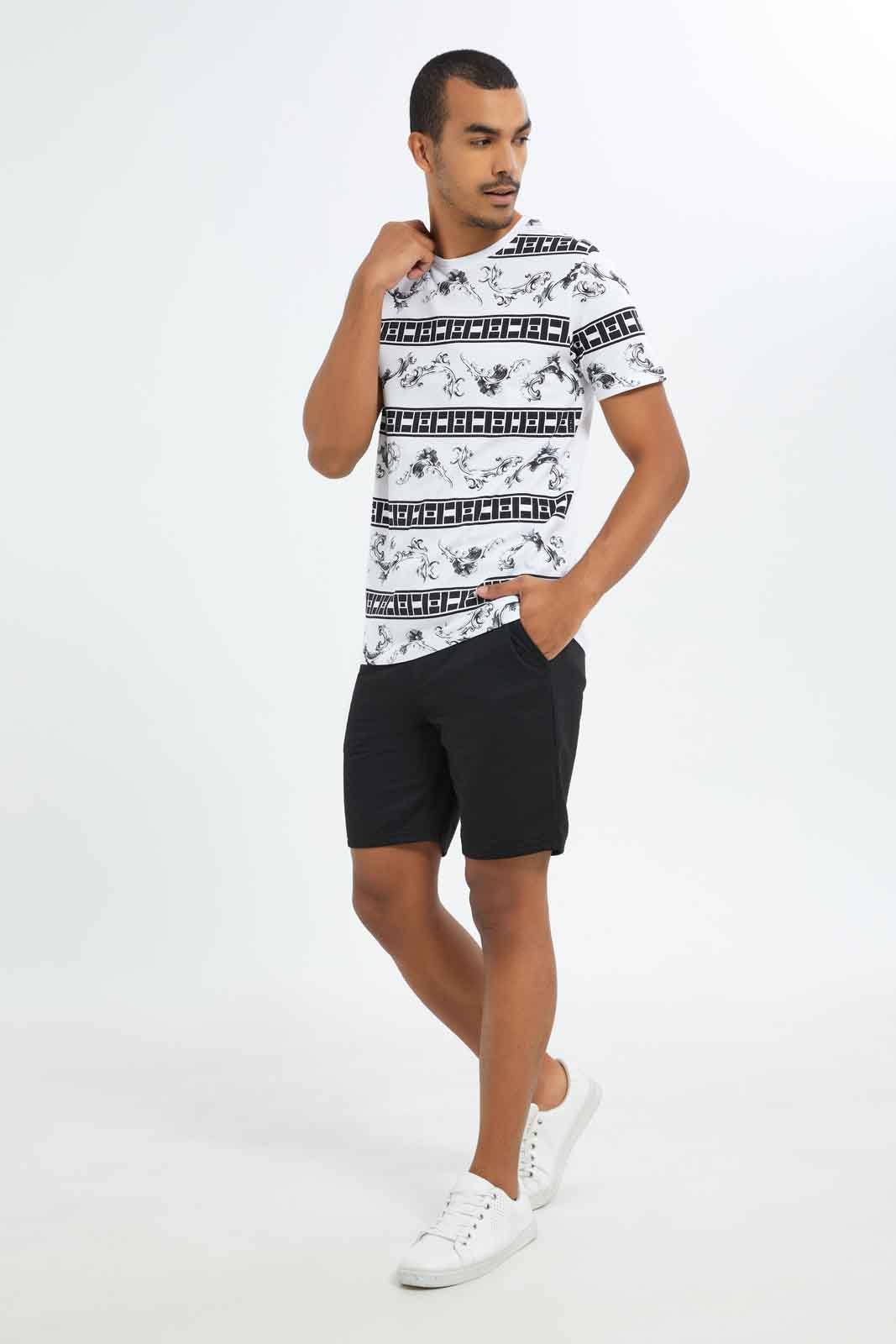 Redtag-Men-Black-Diamond-Quilted-Shorts-Category:Shorts,-Colour:Black,-Deals:New-In,-Dept:Menswear,-Filter:Men's-Clothing,-Men-Shorts,-New-In-Men-APL,-Non-Sale,-S23B,-Section:Men-Men's-