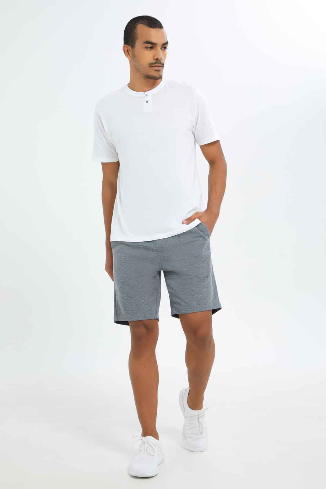 Redtag-Men-Grey-Diamond-Quilted-Shorts-Category:Shorts,-Colour:Grey,-Deals:New-In,-Dept:Menswear,-Filter:Men's-Clothing,-Men-Shorts,-New-In-Men-APL,-Non-Sale,-S23B,-Section:Men-Men's-
