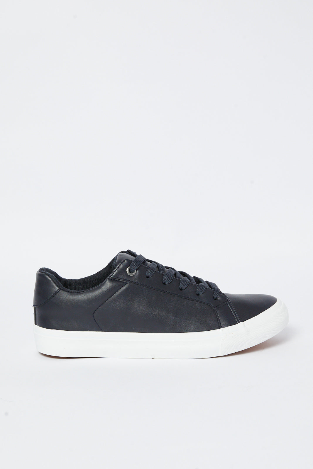 Redtag-Navy-Plain-Sneaker-Category:Shoes,-Colour:Navy,-Deals:New-In,-Filter:Men's-Footwear,-Men-Shoes,-N/A,-New-In-Men-FOO,-Non-Sale,-S23A,-Section:Men-Men's-