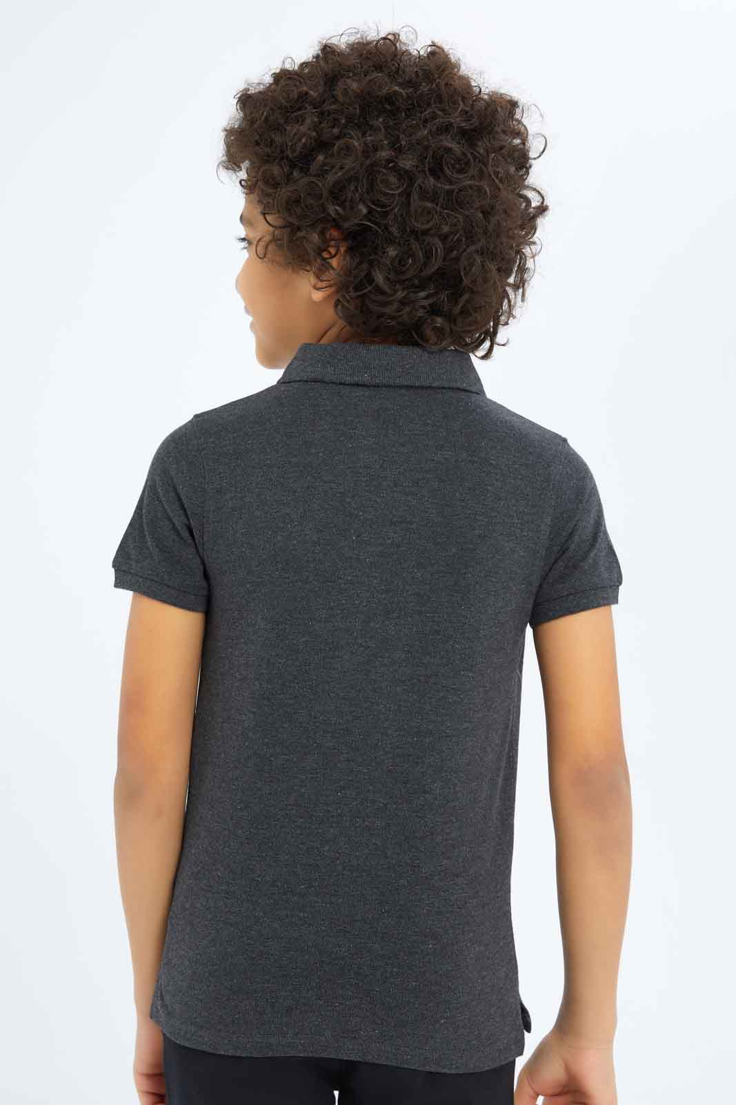 Redtag-Boys-Black-Spiderman-Polo-Shirt-BOY-Polo-T-Shirts,-Category:Polo-T-Shirts,-CHA,-Colour:Black,-Deals:New-In,-Dept:Boys,-Filter:Boys-(2-to-8-Yrs),-New-In-BOY-APL,-Non-Sale,-S23B,-Section:Boys-(0-to-14Yrs),-TBL-Boys-2 to 8 Years