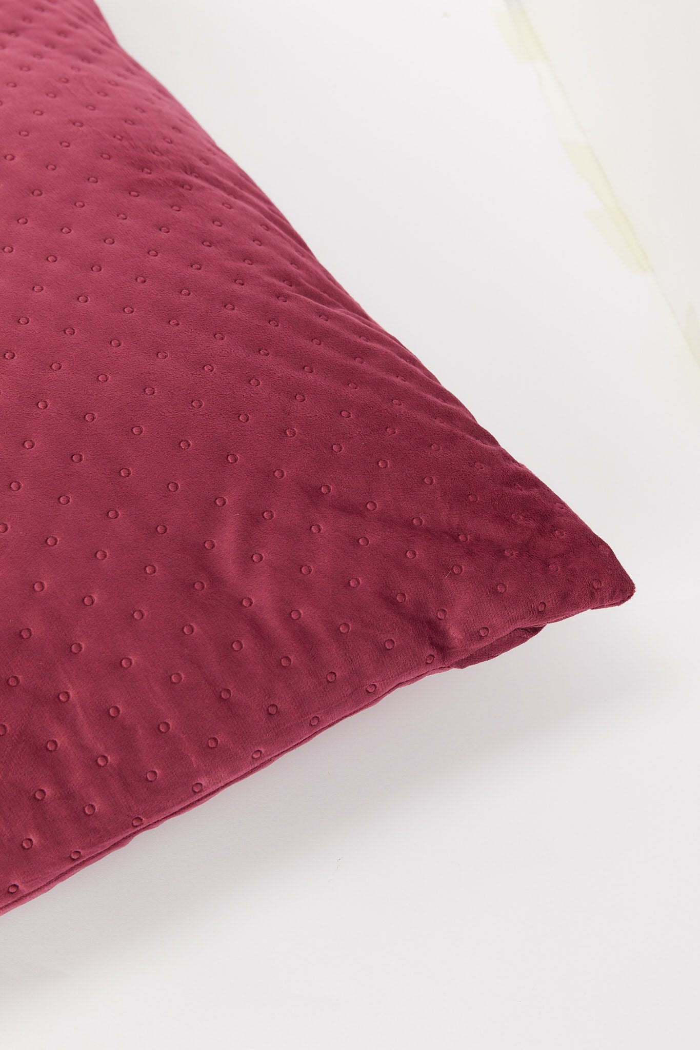 Redtag-Purple-Dotted-Plain-Velvet-Floor-Cushion-Category:Cushions,-Colour:Purple,-Deals:New-In,-Dept:Home,-Filter:Home-Bedroom,-H1:HMW,-H2:BED,-H3:BCC,-H4:CUS,-HMW-BED-Cushions,-New-In-HMW-BED,-Non-Sale,-S23B,-Season:S23B,-Section:Homewares-Home-Bedroom-