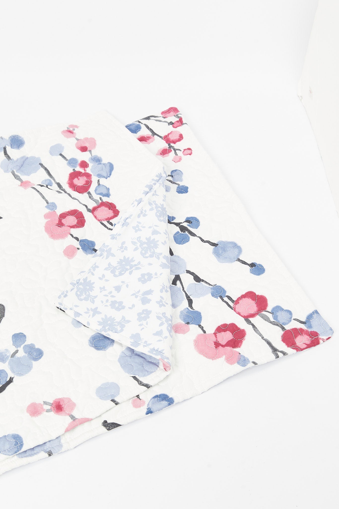 Redtag-Teal-3-Piece-Floral-Waves-Printed-Quilt-Set-(Double-Size)-Category:Quilts,-Colour:Multicolour,-Deals:New-In,-Dept:Home,-Filter:Home-Bedroom,-HMW-BED-Quilts,-New-In-HMW-BED,-Non-Sale,-S23B,-Section:Homewares-Home-Bedroom-