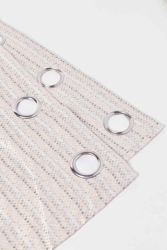Redtag-Grey/Silver-Jacquard-Curtain-Pair-With-Lining-Category:Curtains,-Colour:Grey,-Deals:New-In,-Dept:Home,-Filter:Home-Bedroom,-HMW-BED-Curtains,-New-In-HMW-BED,-Non-Sale,-S23B,-Section:Homewares-Home-Bedroom-