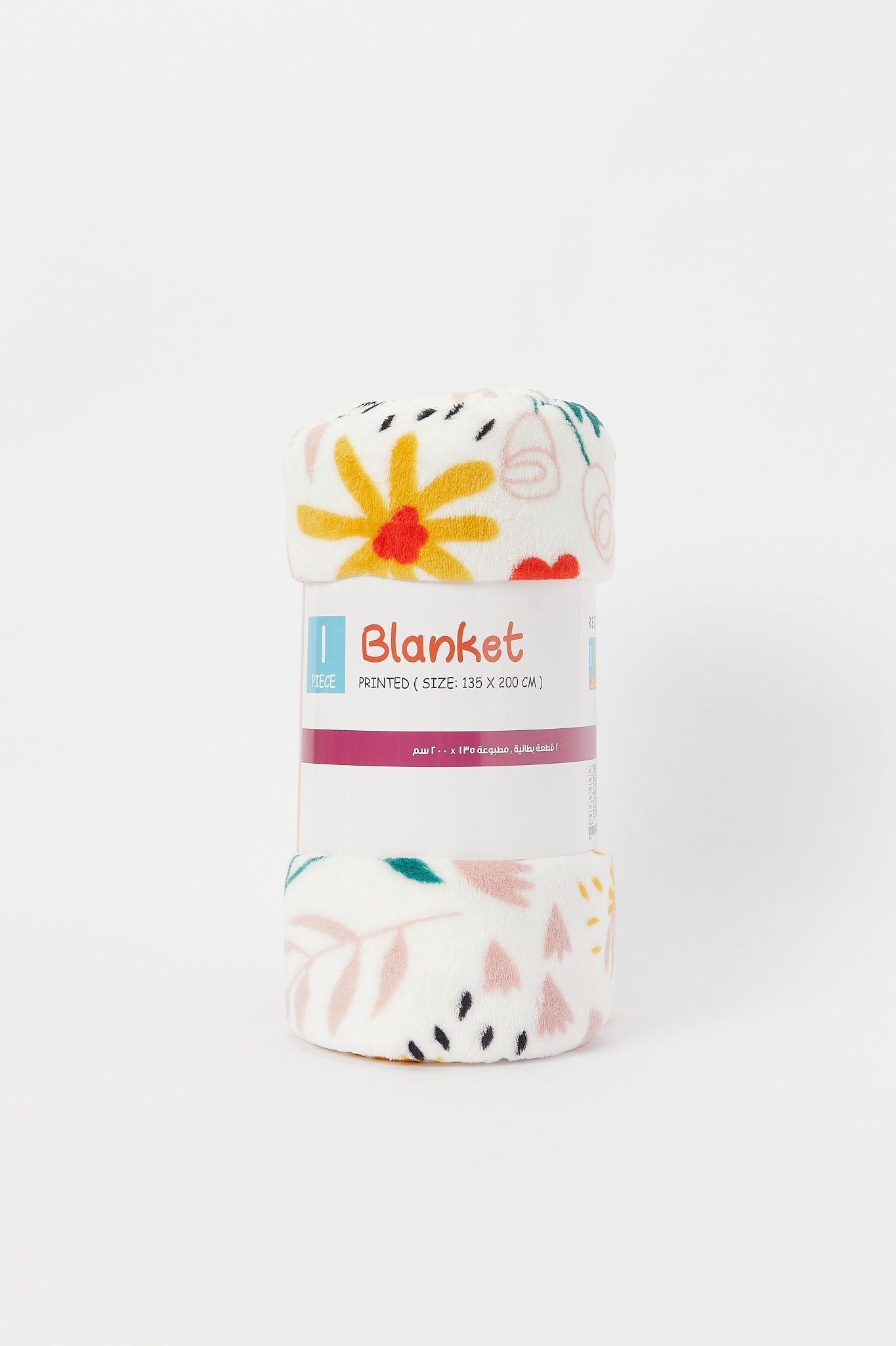 Redtag-Multi-Colour-Floral-Print-Kids-Blanket-Category:Blankets,-Colour:Multicolour,-Deals:New-In,-Dept:Home,-Filter:Home-Bedroom,-H1:HMW,-H2:BED,-H3:BEC,-H4:BLA,-HMW-BED-Blankets,-New-In-HMW-BED,-Non-Sale,-S23B,-Season:S23B,-Section:Homewares-Home-Bedroom-
