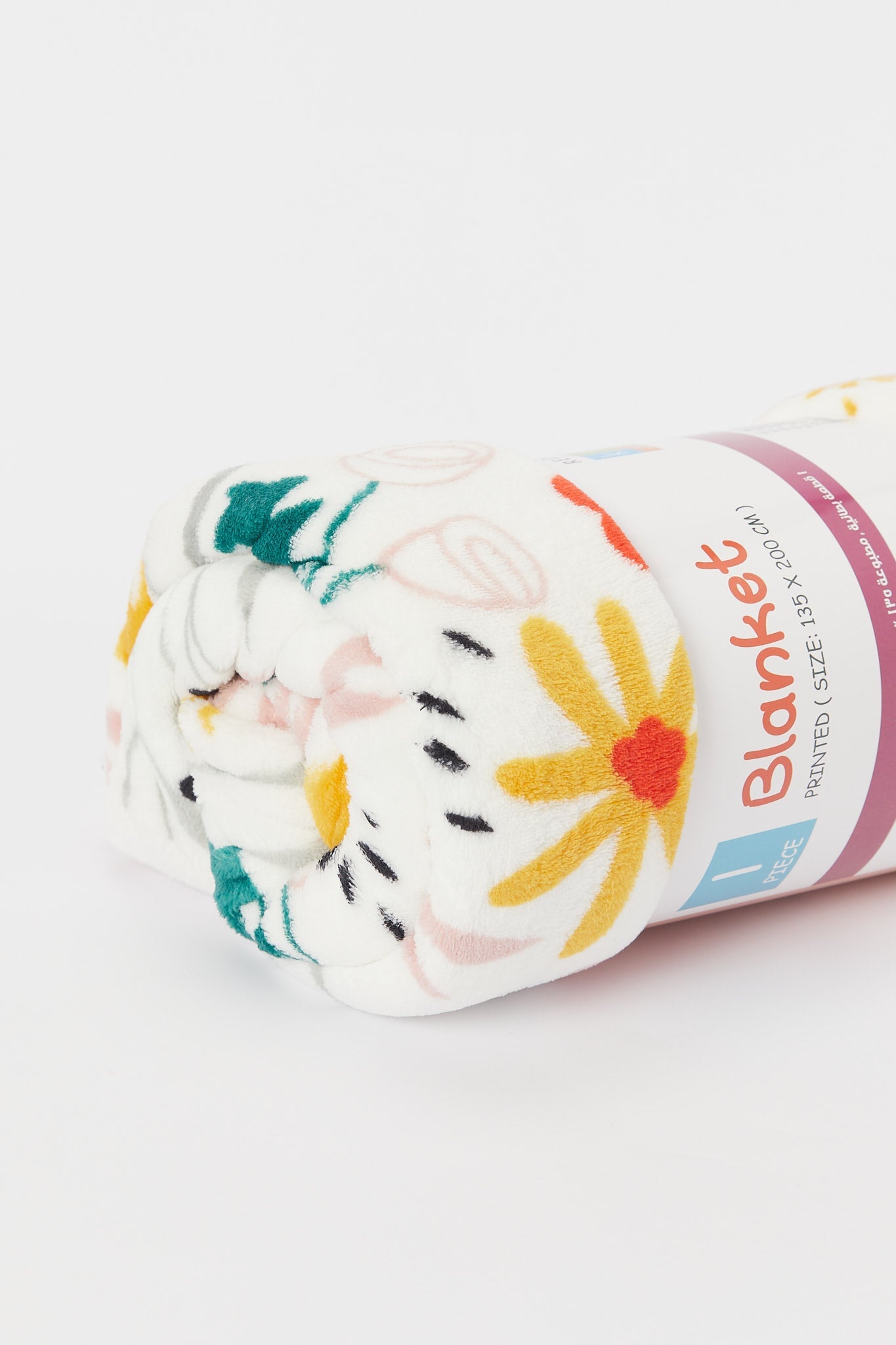 Redtag-Multi-Colour-Floral-Print-Kids-Blanket-Category:Blankets,-Colour:Multicolour,-Deals:New-In,-Dept:Home,-Filter:Home-Bedroom,-H1:HMW,-H2:BED,-H3:BEC,-H4:BLA,-HMW-BED-Blankets,-New-In-HMW-BED,-Non-Sale,-S23B,-Season:S23B,-Section:Homewares-Home-Bedroom-