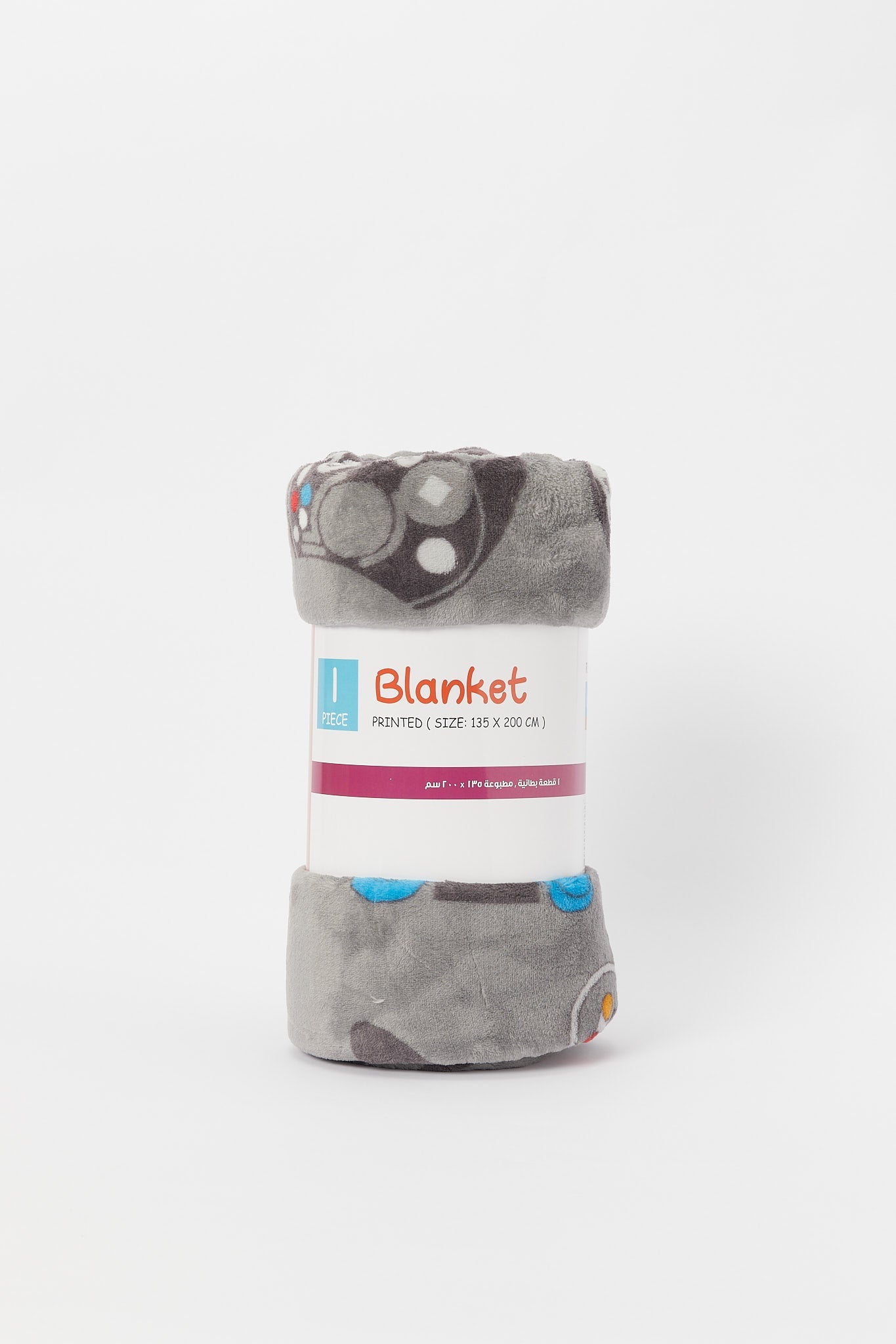 Redtag-Grey-X-Box-Print-Kids-Blanket-Category:Blankets,-Colour:Grey,-Deals:New-In,-Dept:Home,-Filter:Home-Bedroom,-H1:HMW,-H2:BED,-H3:BEC,-H4:BLA,-HMW-BED-Blankets,-New-In-HMW-BED,-Non-Sale,-S23B,-Season:S23B,-Section:Homewares-Home-Bedroom-