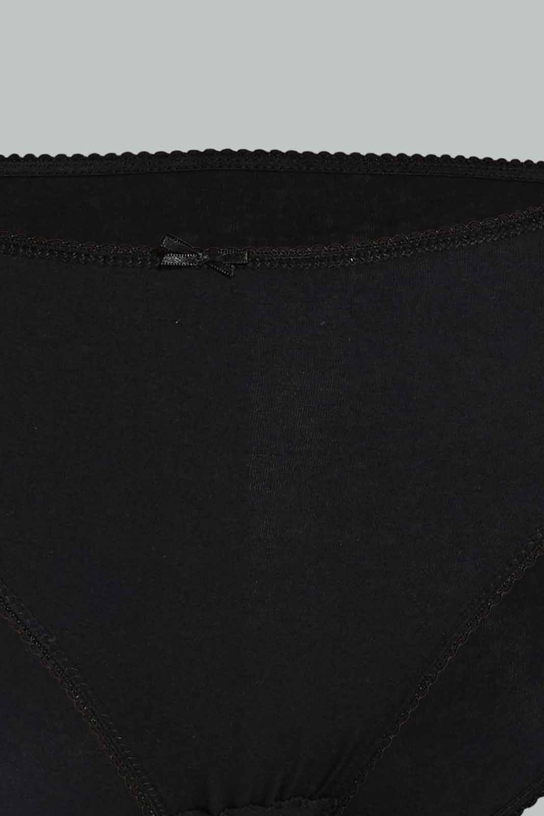 Redtag-Women-Black-High-Leg-Plus-(4-Pack)-365,-Category:Briefs,-Colour:Black,-Deals:New-In,-Dept:Ladieswear,-Filter:Women's-Clothing,-New-In-Women-APL,-Non-Sale,-Section:Women,-Women-Briefs--
