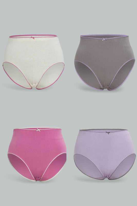 Redtag-Women-Assorted-Mama-Plus-(4-Pack)-365,-Category:Briefs,-Colour:Assorted,-Deals:New-In,-Dept:Ladieswear,-Filter:Women's-Clothing,-New-In-Women-APL,-Non-Sale,-Section:Women,-Women-Briefs--