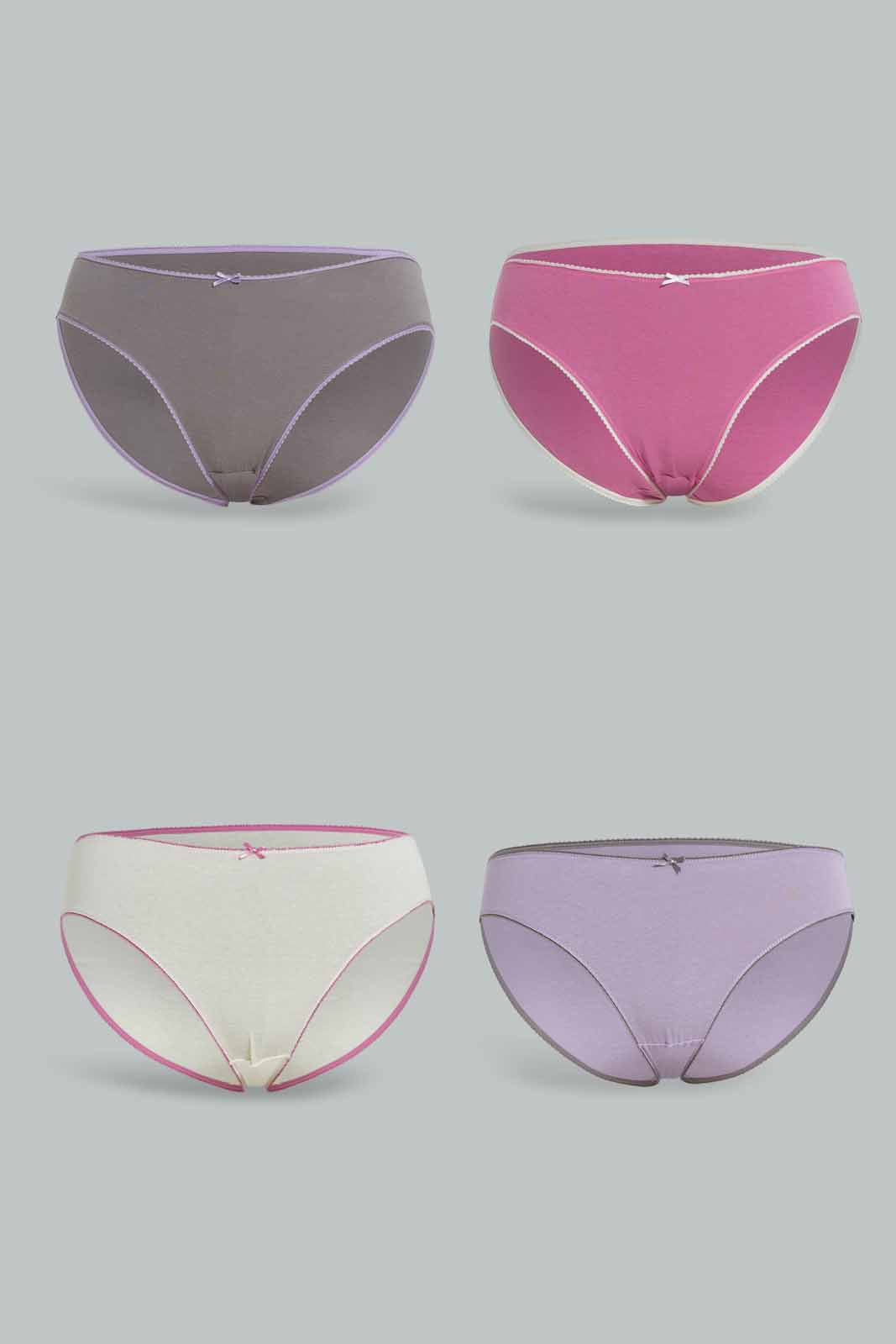 Redtag-Women-Assorted-High-Leg-Plus-(4-Pack)-365,-Category:Briefs,-Colour:Assorted,-Deals:New-In,-Dept:Ladieswear,-Filter:Women's-Clothing,-New-In-Women-APL,-Non-Sale,-Section:Women,-Women-Briefs--