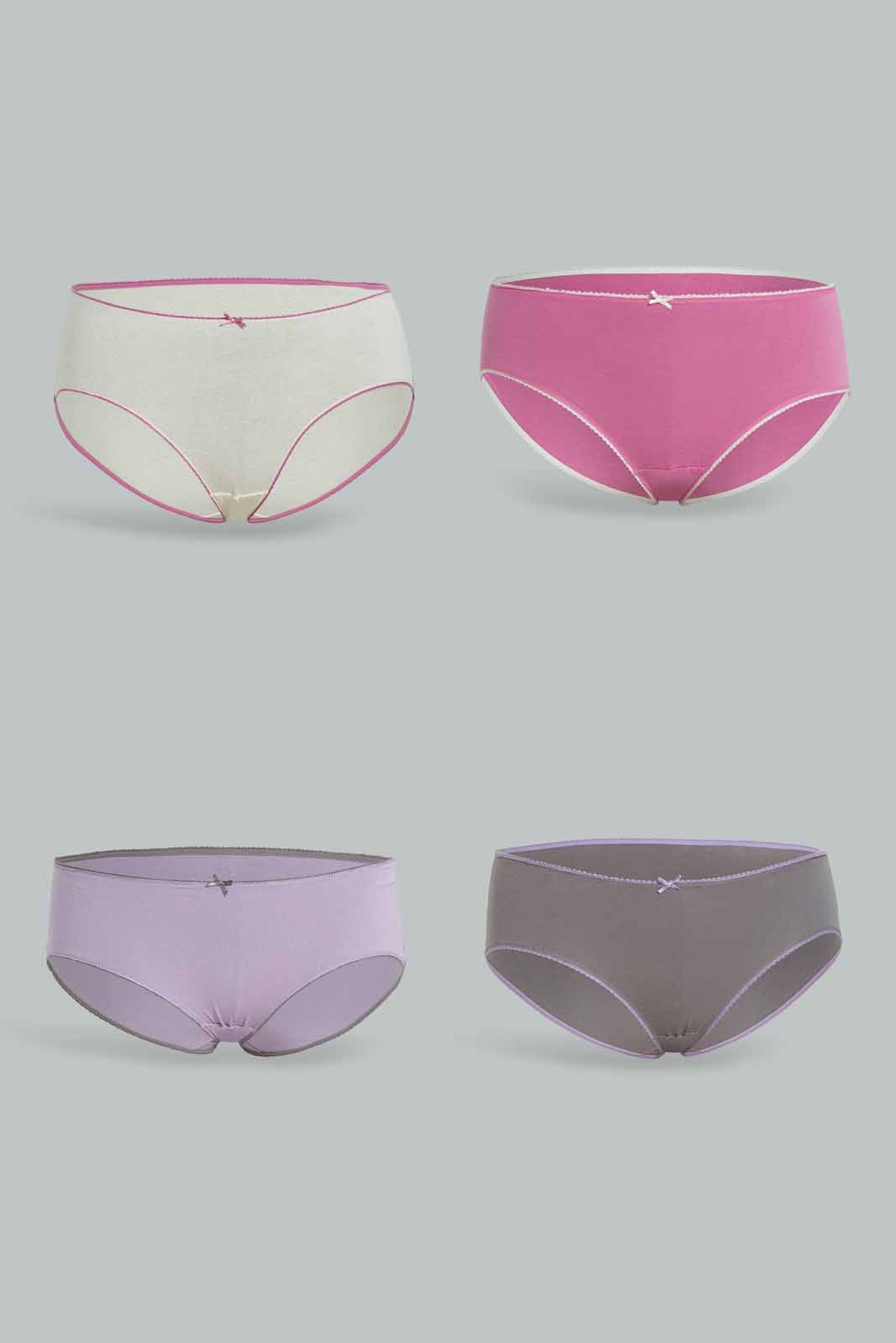 Redtag-Women-Assorted-Boy-Leg-Plus-(4-Pack)-365,-Category:Briefs,-Colour:Assorted,-Deals:New-In,-Dept:Ladieswear,-Filter:Women's-Clothing,-New-In-Women-APL,-Non-Sale,-Section:Women,-Women-Briefs--