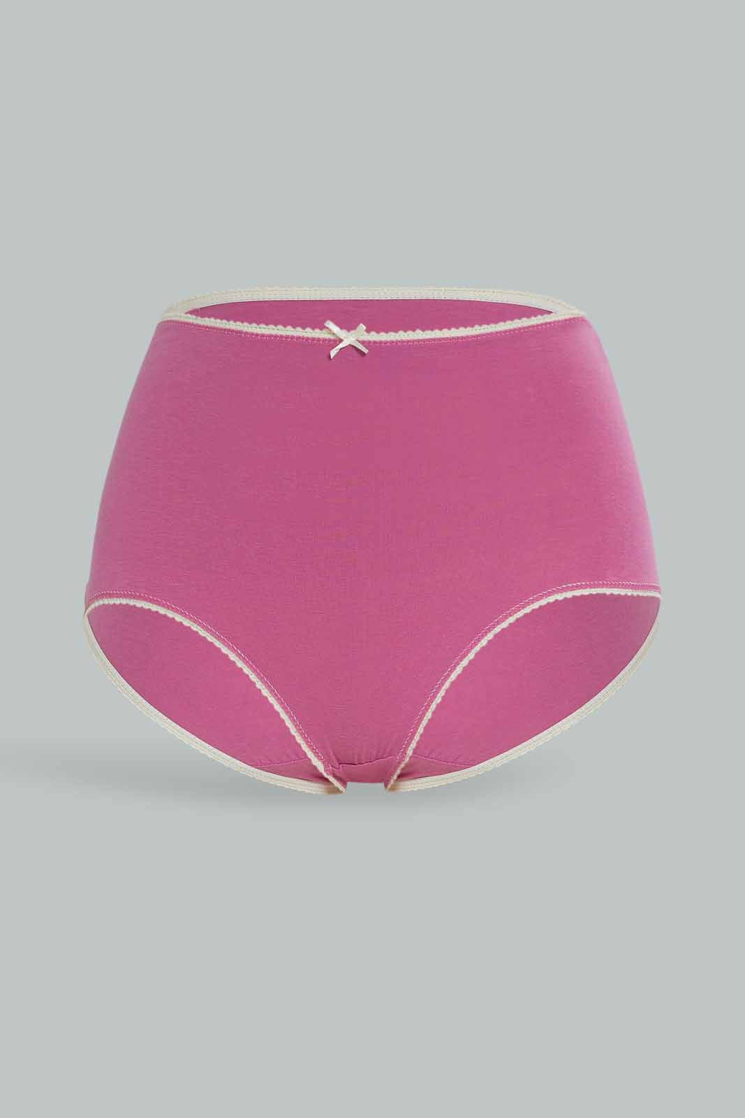 Redtag-Women-Assorted-Mama-Brief-(5-Pack)-365,-Category:Briefs,-Colour:Assorted,-Deals:New-In,-Dept:Ladieswear,-Filter:Women's-Clothing,-New-In-Women-APL,-Non-Sale,-Section:Women,-Women-Briefs--