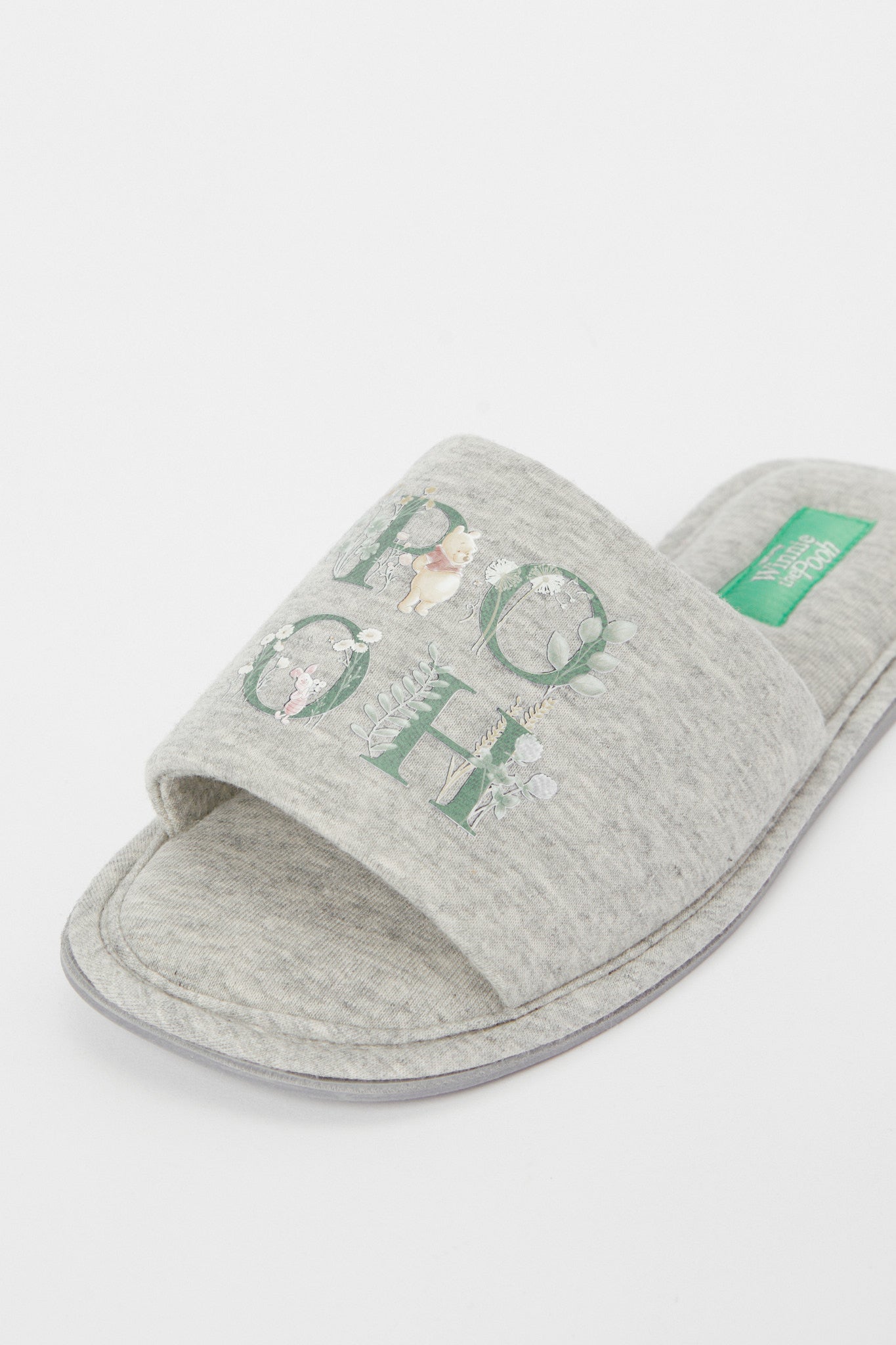 Redtag-Grey-Winnie-The-Pooh-Slipper-Category:Shoes,-Colour:Grey,-Deals:New-In,-Filter:Women's-Footwear,-H1:FOO,-H2:LAD,-H3:SLI,-H4:SLI,-N/A,-New-In-Women-FOO,-Non-Sale,-S23B,-Season:S23B,-Section:Women,-Women-Slippers-Women's-
