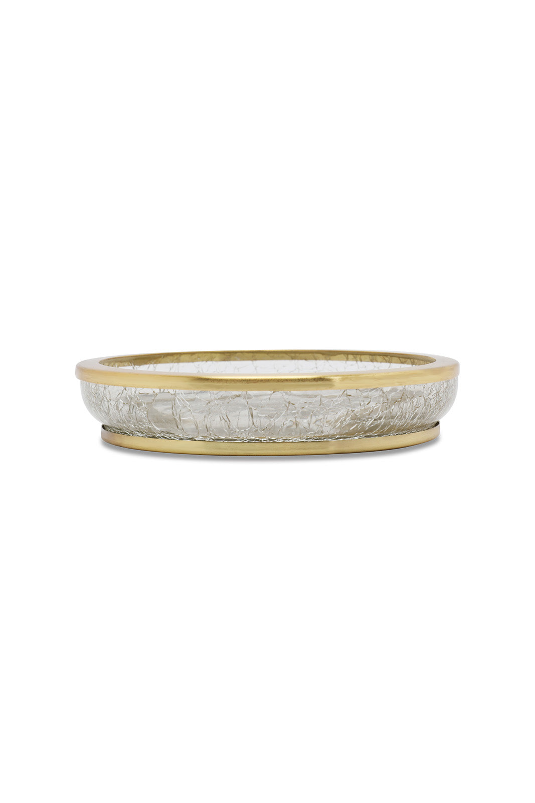 Redtag-Gold-Crackle-Glass-Soap-Dish-Category:Bathroom-Accessories,-Colour:Gold,-Deals:New-In,-Filter:Home-Bathroom,-HMW-BAC-Bath-Accessories,-New-In-HMW-BAC,-Non-Sale,-S23A,-Section:Homewares-Home-Bathroom-