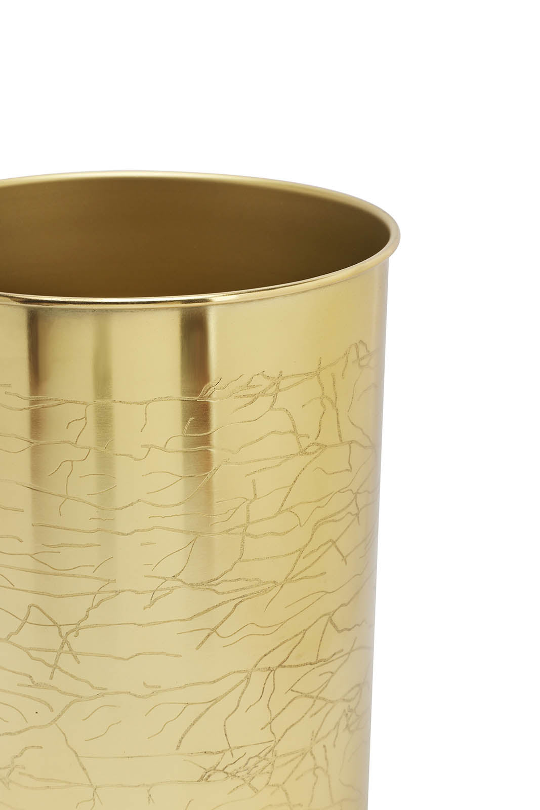 Redtag-Gold-Waste-Bin-Category:Bathroom-Accessories,-Colour:Gold,-Deals:New-In,-Filter:Home-Bathroom,-HMW-BAC-Bath-Accessories,-New-In-HMW-BAC,-Non-Sale,-S23A,-Section:Homewares-Home-Bathroom-